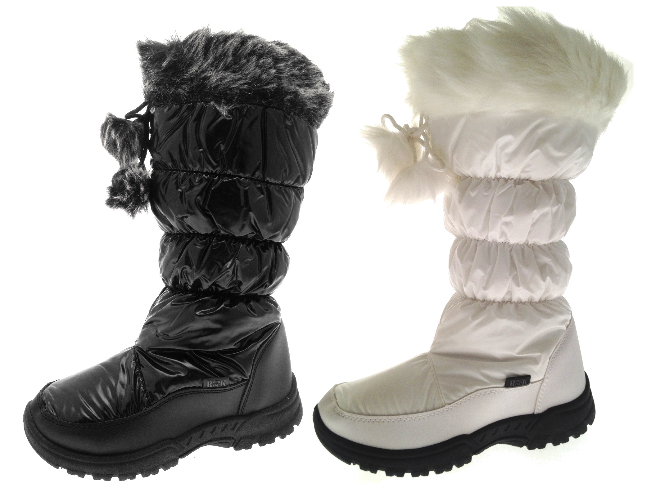 DREAM PAIRS Women Winter Insulated Waterproof Faux Fur 