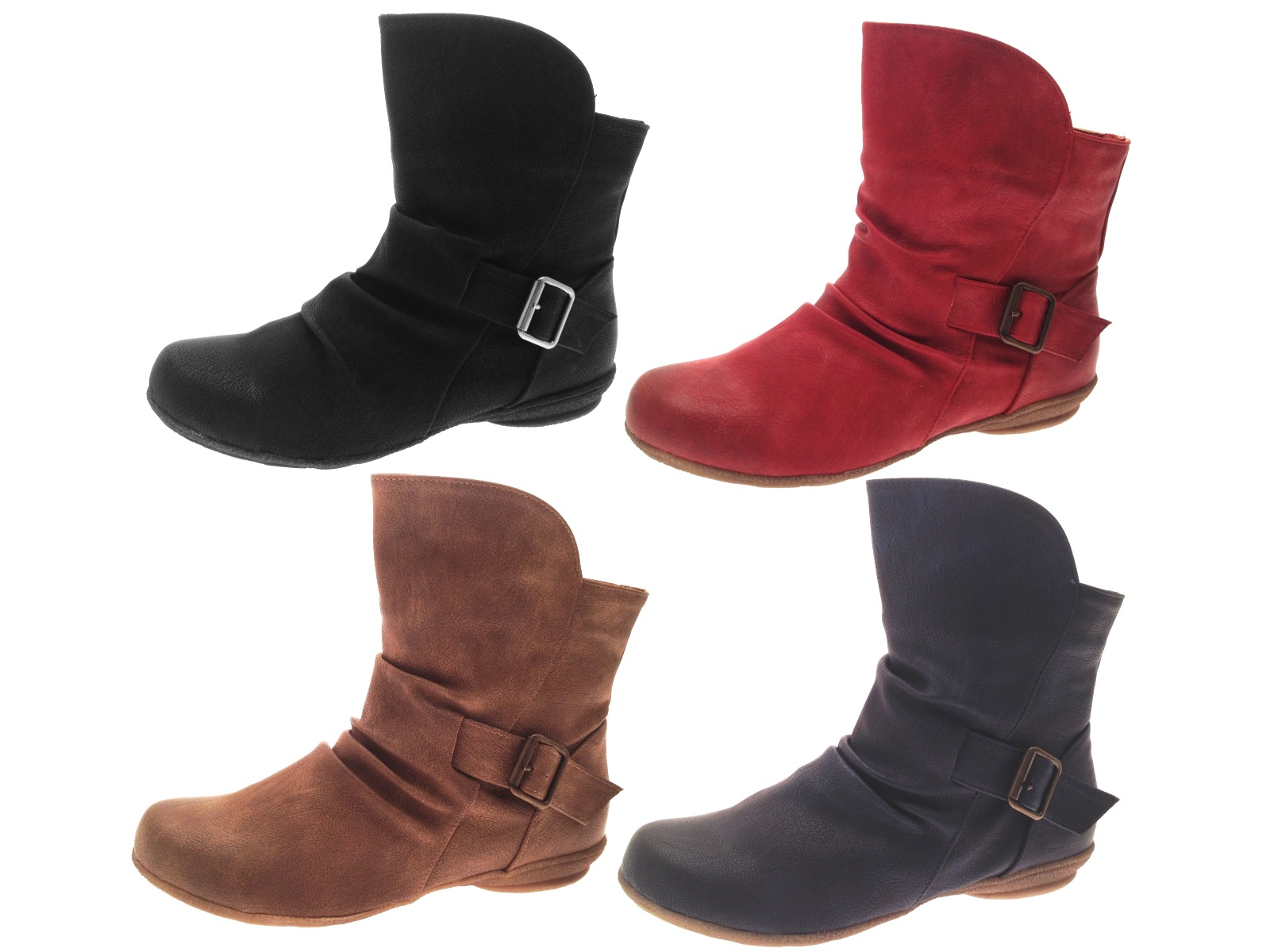 ruched ankle boots uk
