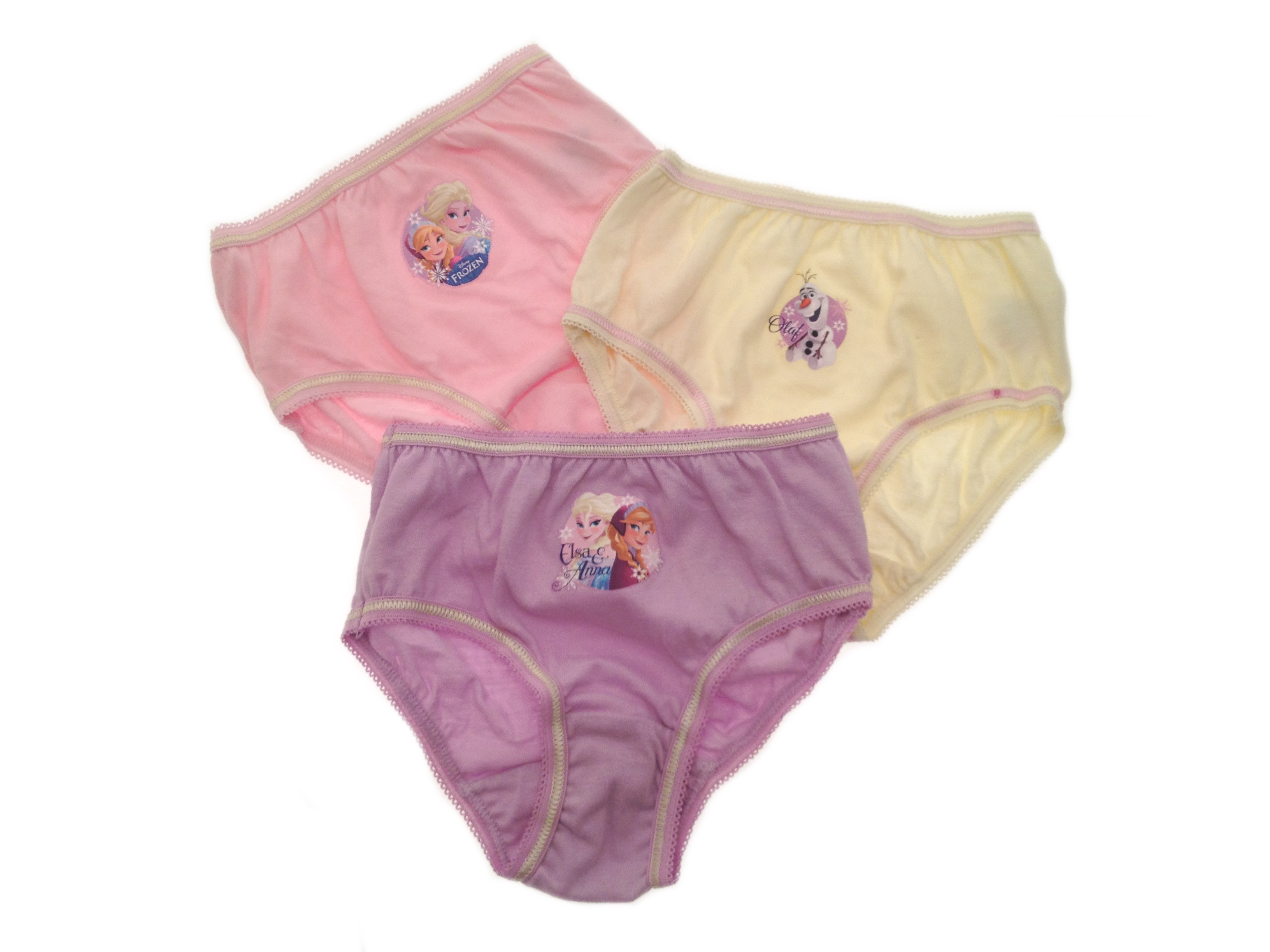 Disney Frozen Gift Set Of 3 Briefs Underwear Elsa Anna Knickers Pants 2-8 Years