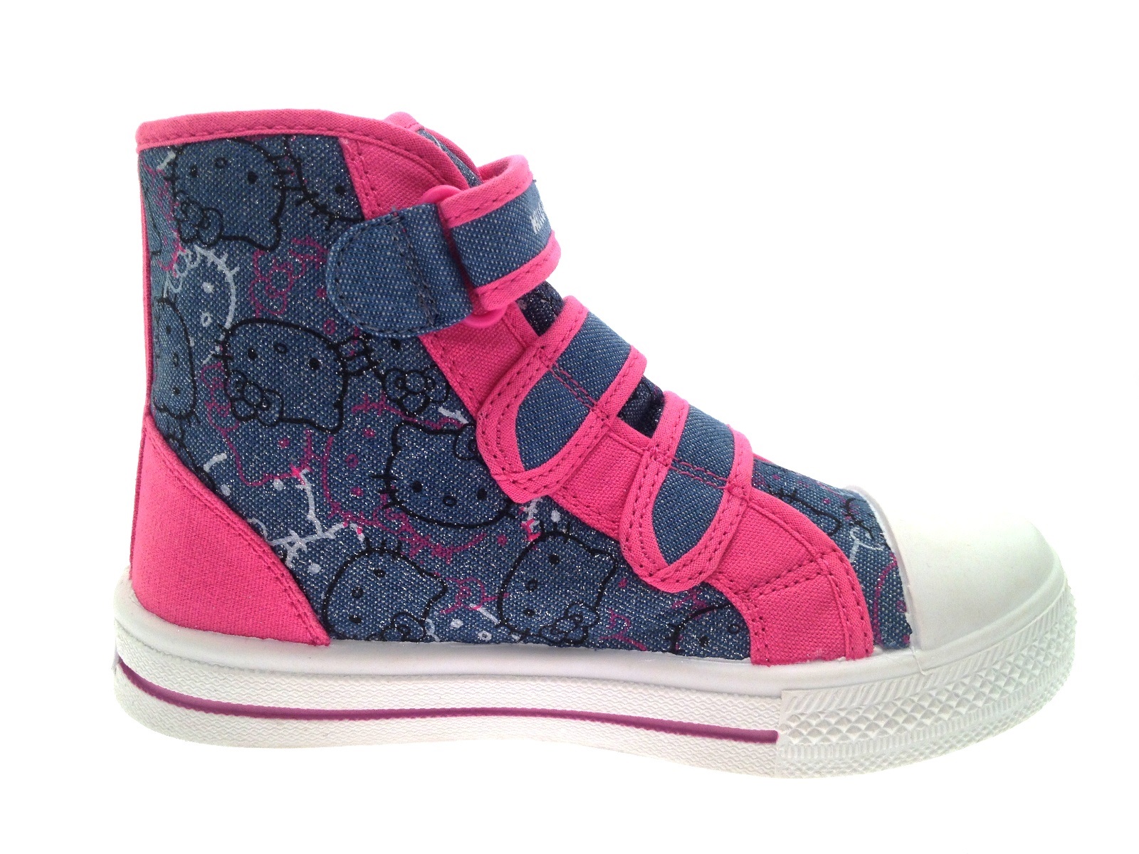 girls velcro high tops