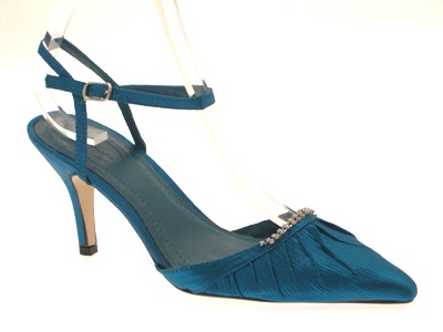 Turquoise Wedding Shoes on Wedding Satin Diamante Turquoise Blue Ladies Shoes 3 8   Ebay