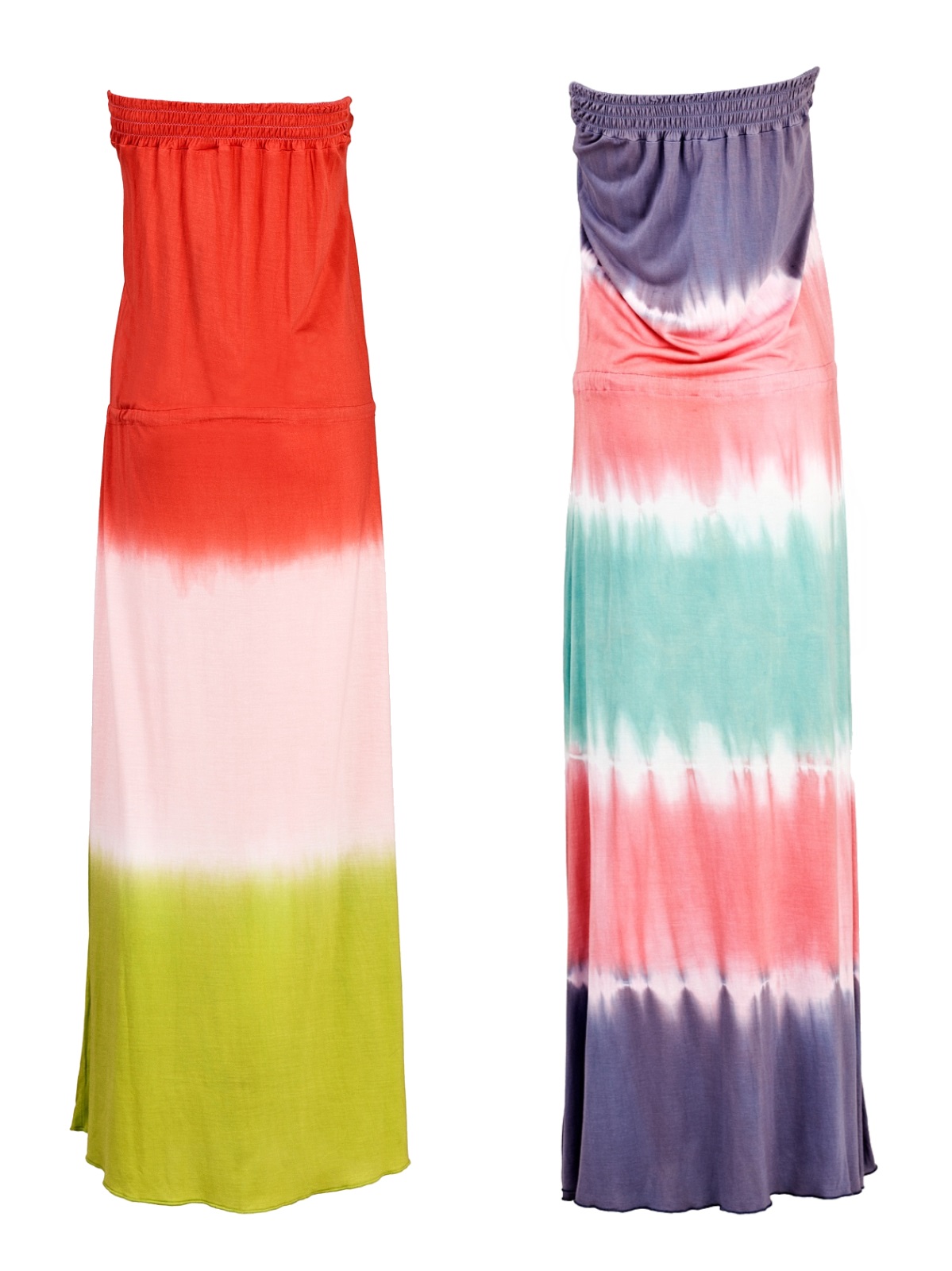 Summer Strapless Maxi Dresses