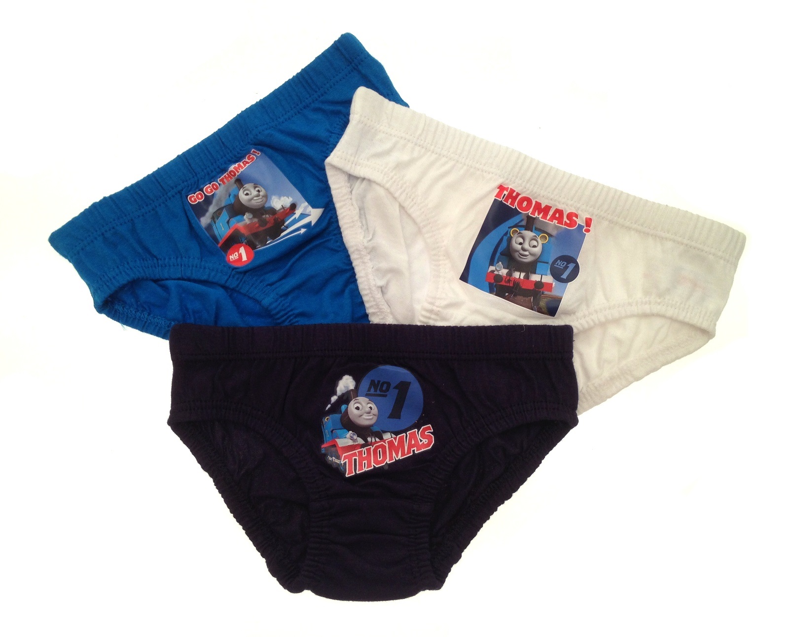 KIDS BOYS 3 PACK THOMAS THE TANK ENGINE UNDERWEAR PANTS BRIEFS SIZE 1