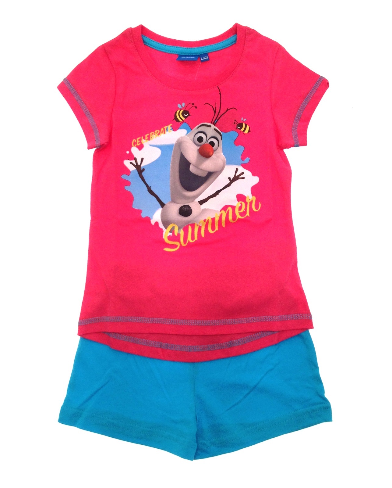Enfants filles officiel disney frozen court pyjamas pyjama set 2 pièces taille 1-5 ans