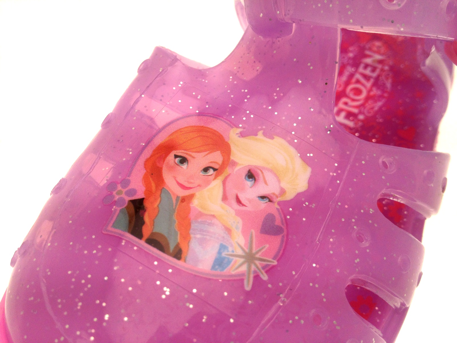 Girls Pink Frozen Elsa Anna Jelly Shoes Beach Glitter Sandals Jellies Kids Size