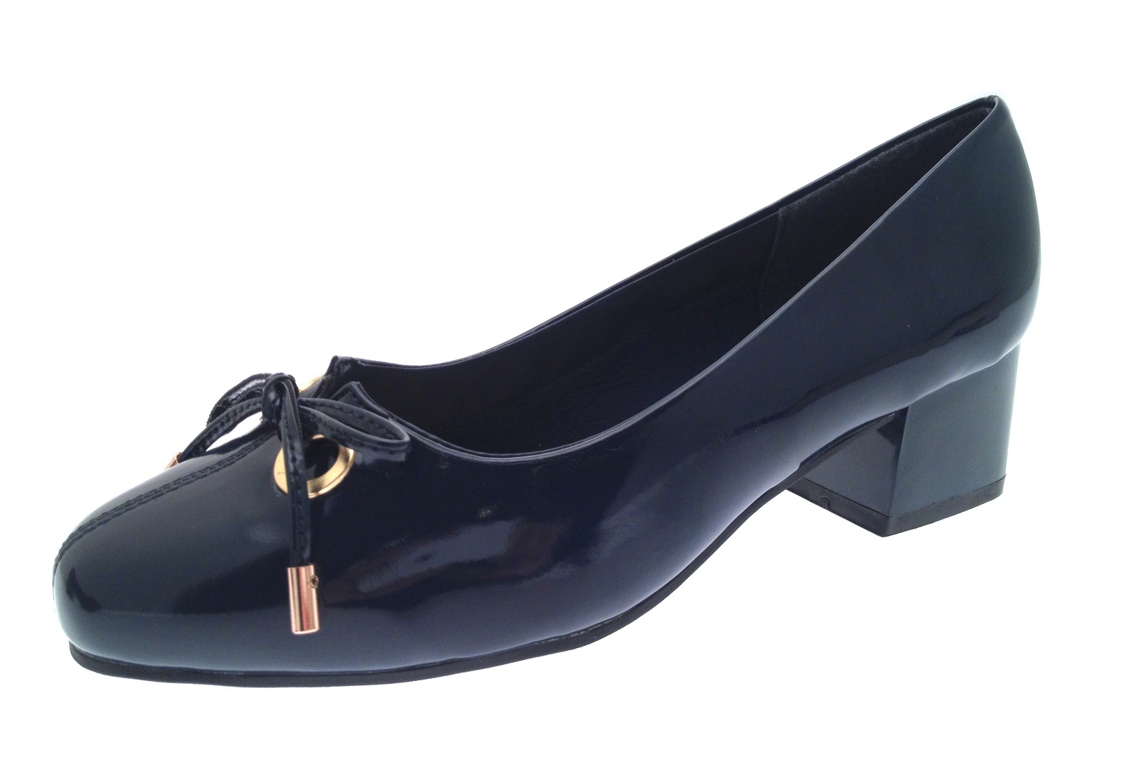 wide fit patent shoes