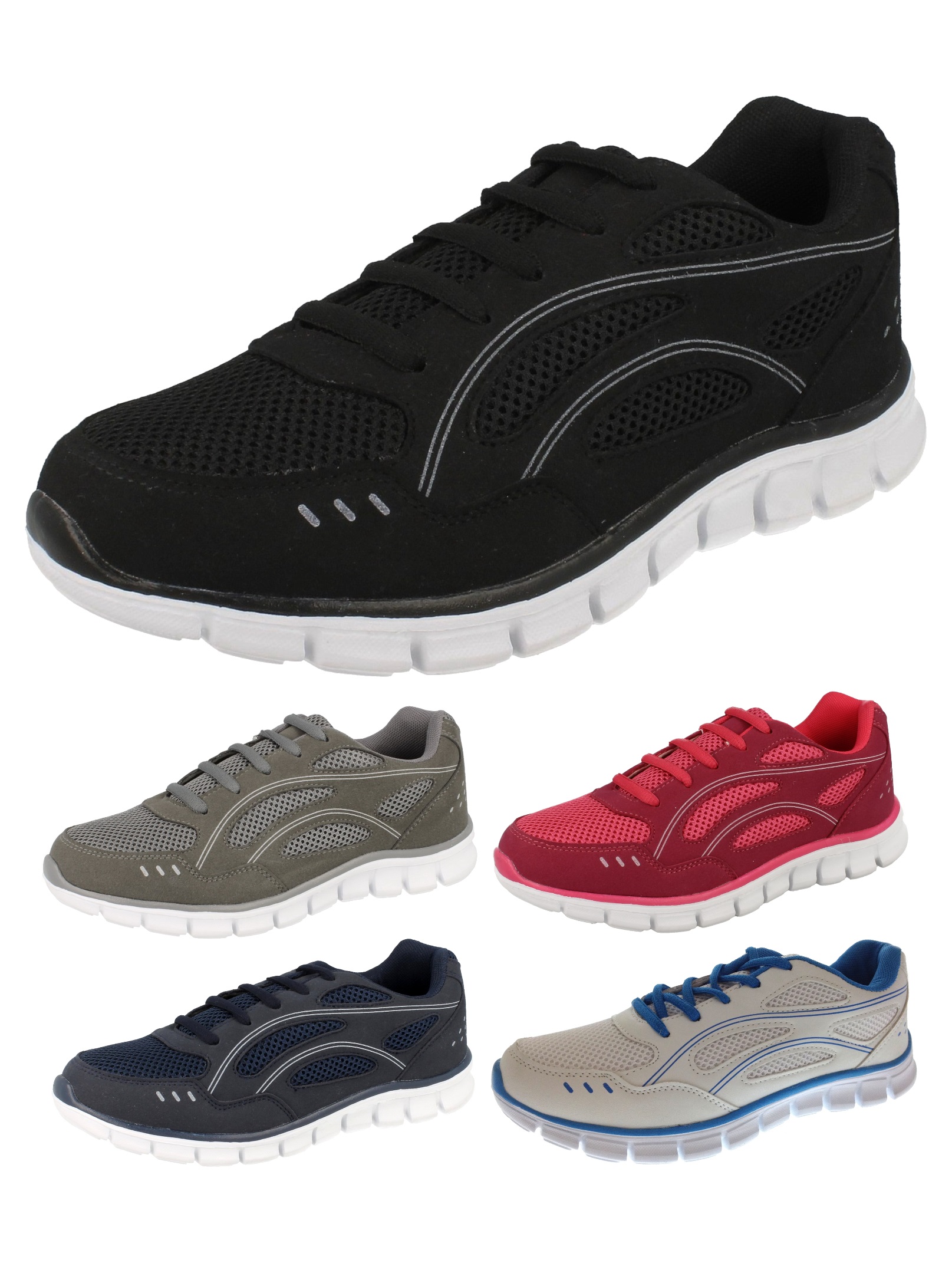 Haut femme léger exécutant formateurs gym jogging Femme Chaussures de Sport TAILLE UK 3-8
