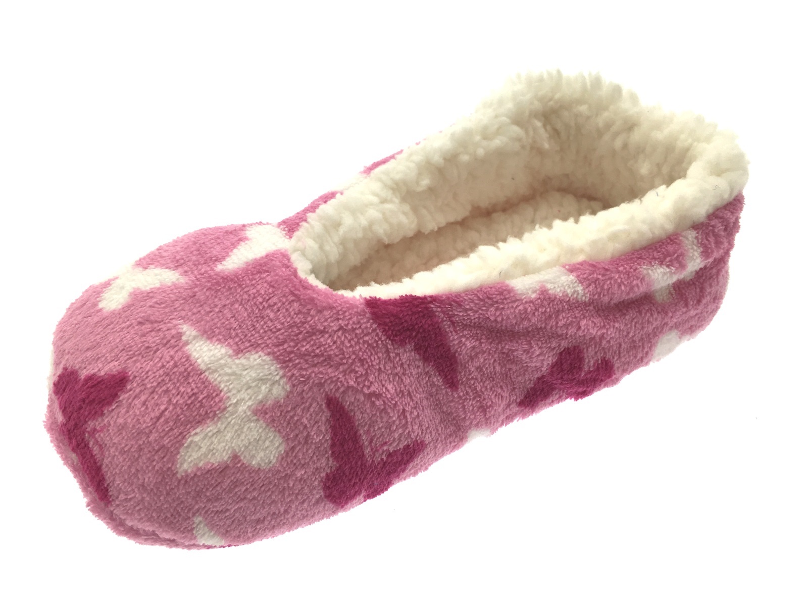 thumbnail image 2 of Snoozies Sherpa-Lined Slipper Socks - Fuzzy And Cute Slippers For Women With Non-Slip Sole - Ladies Warm Slippers 2 of 10