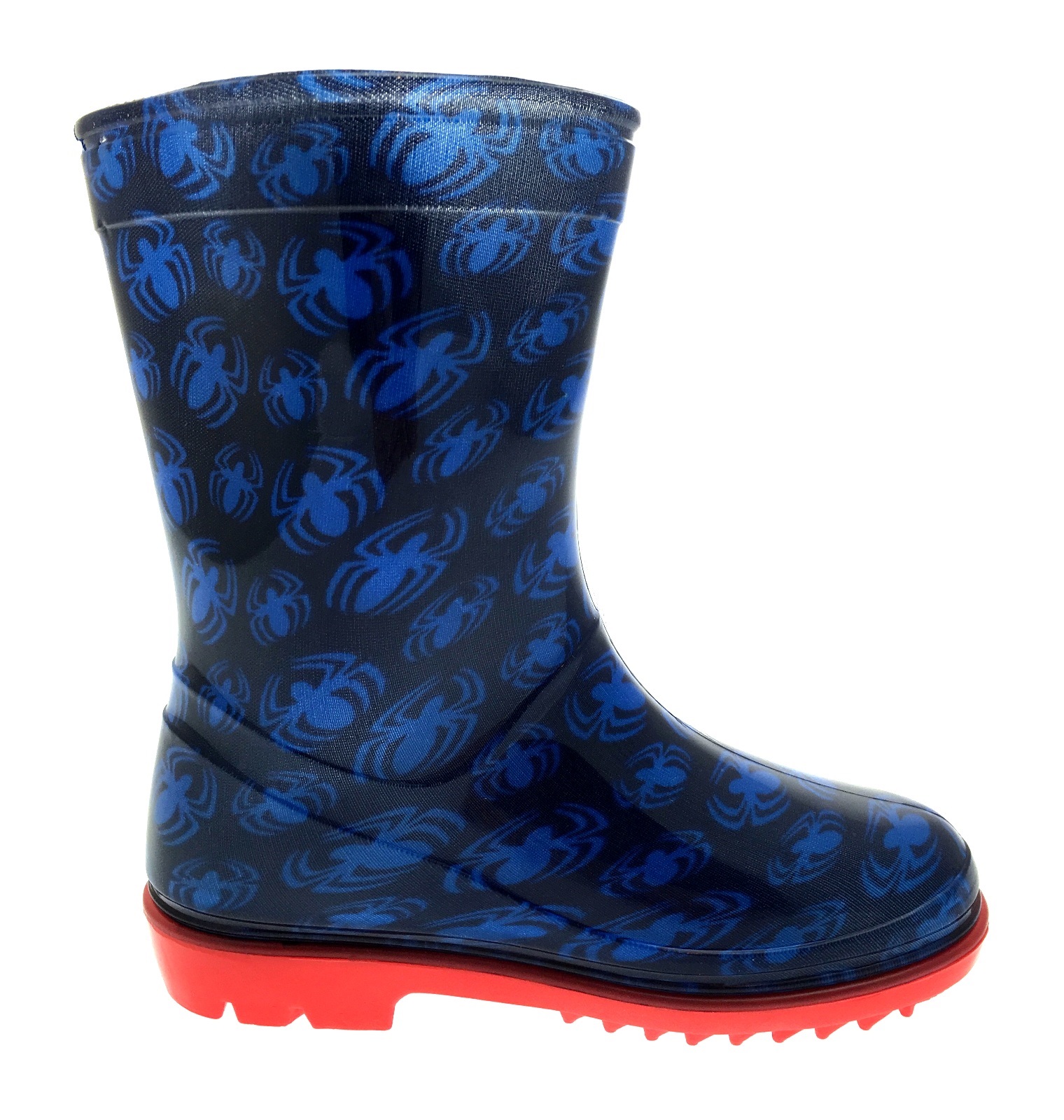 KIDS BOYS MARVEL SPIDERMAN SNOW WINTER BOOTS WELLIES