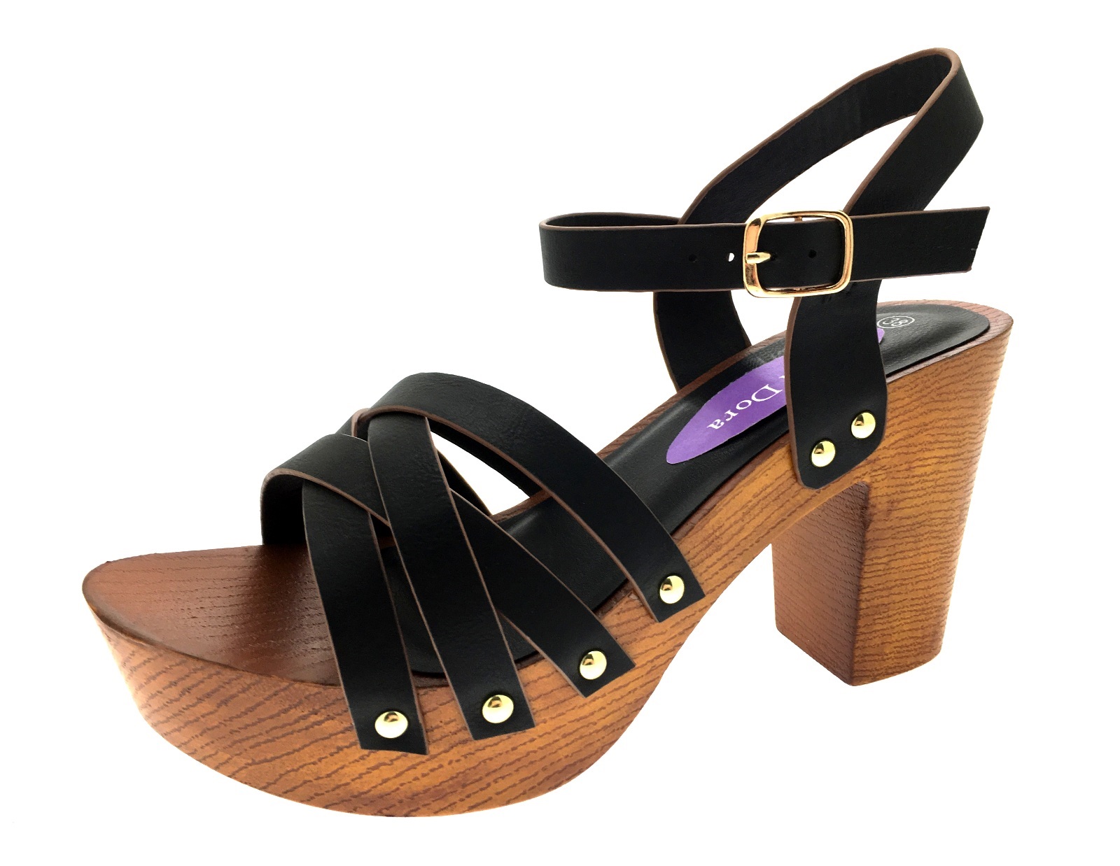 chunky platform strappy sandals