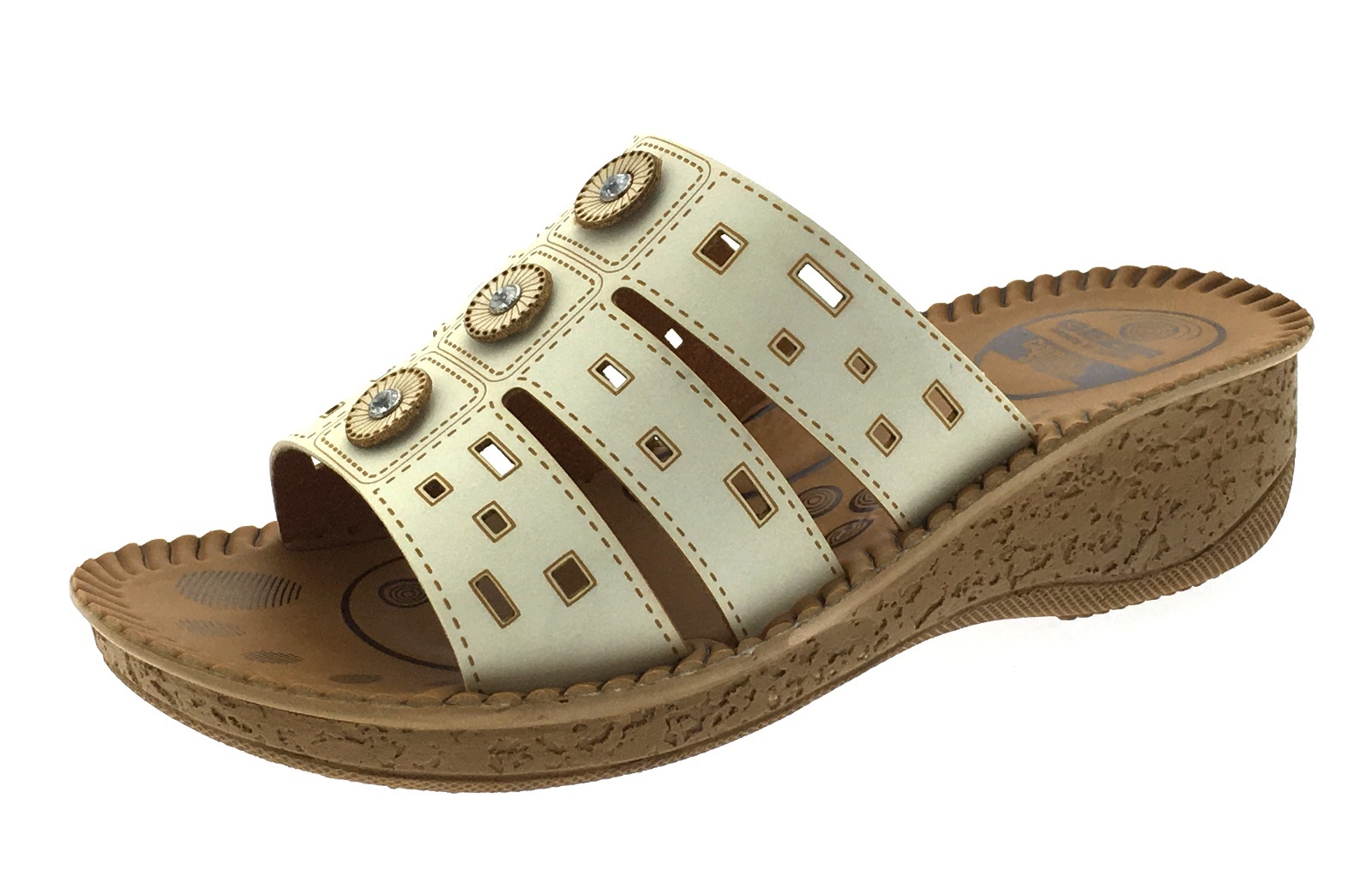 Ruffle Detail Low Wedge Mules | Wedge mules, Low wedges, Wedges