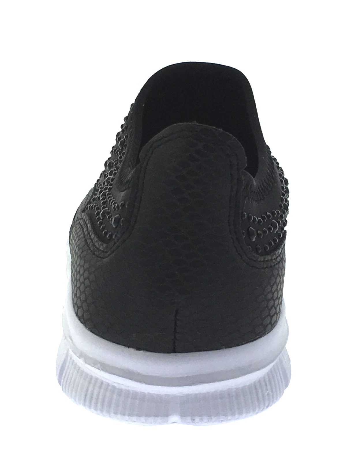 Womens Glitter Trainers Jewel Slip On Pumps Comfort Walking Shoes Ladies eBay