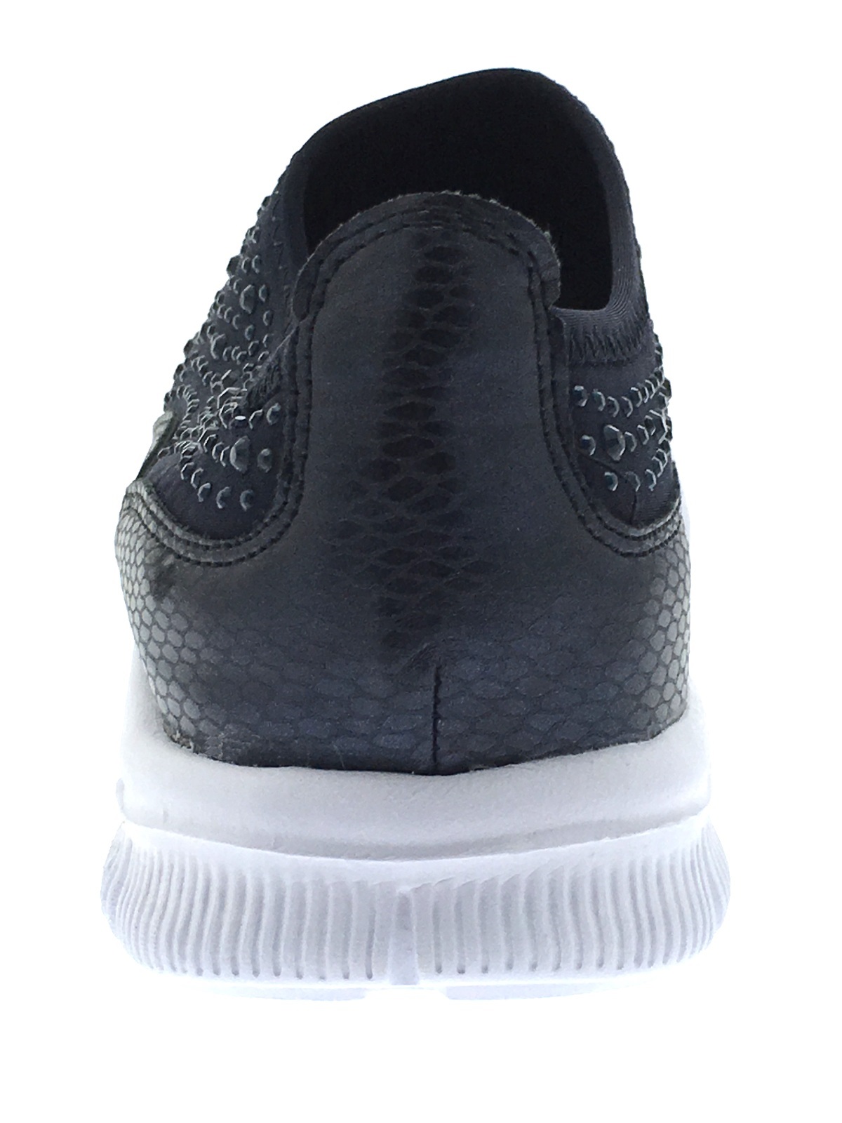 Womens Glitter Trainers Jewel Slip On Pumps Comfort Walking Shoes Ladies eBay