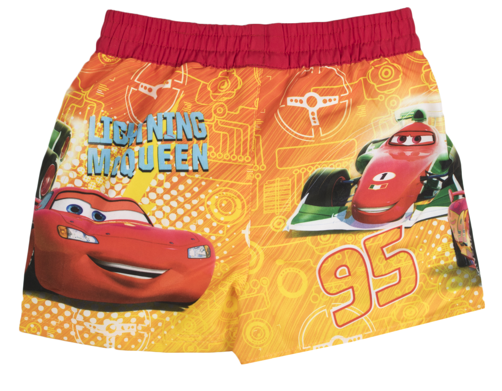 Boys Lightning McQueen Swim Shorts Disney Cars Beach Swimming Trunks