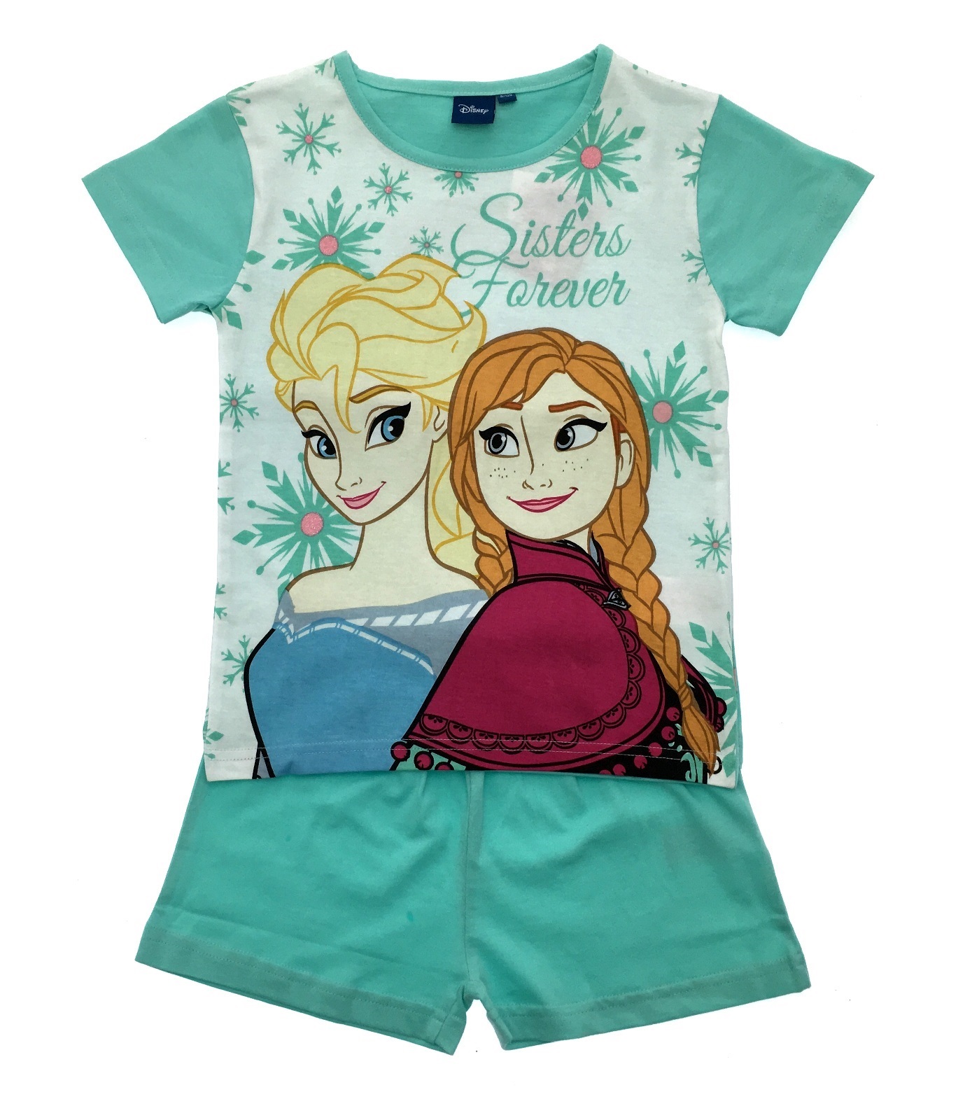 Enfants filles officiel disney frozen court pyjamas pyjama set 2 pièces taille 1-5 ans