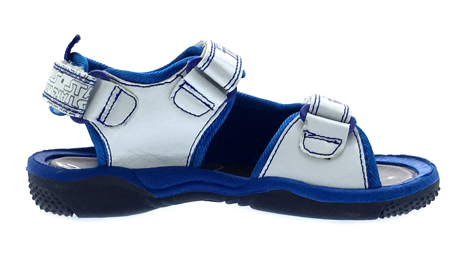 Boys Disney Star Wars Sandals Fully Adjustable Straps Storm Trooper Shoes Size | eBay