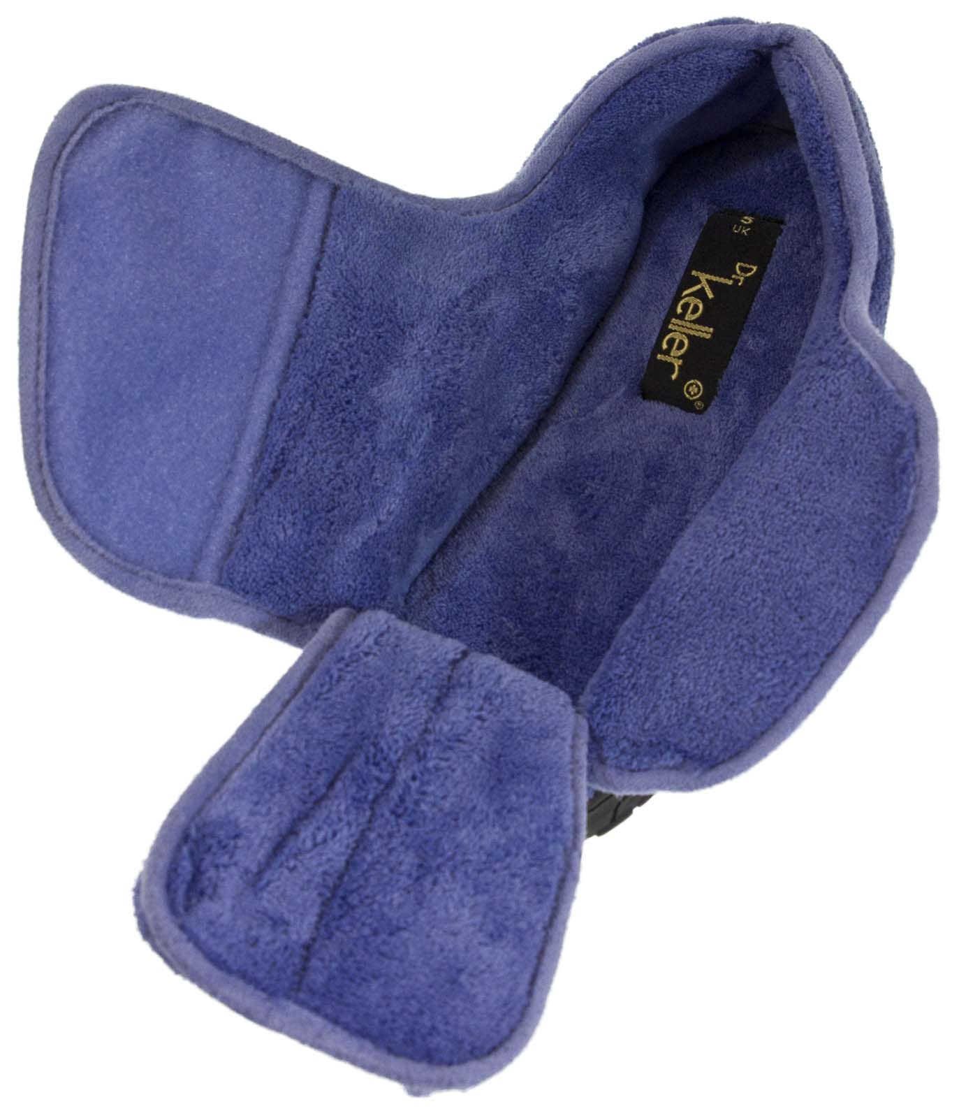 Womens Extra Wide Fit Adjustable Slippers Orthopaedic Diabetic Comfort Shoe Size - Picture 11 of 13