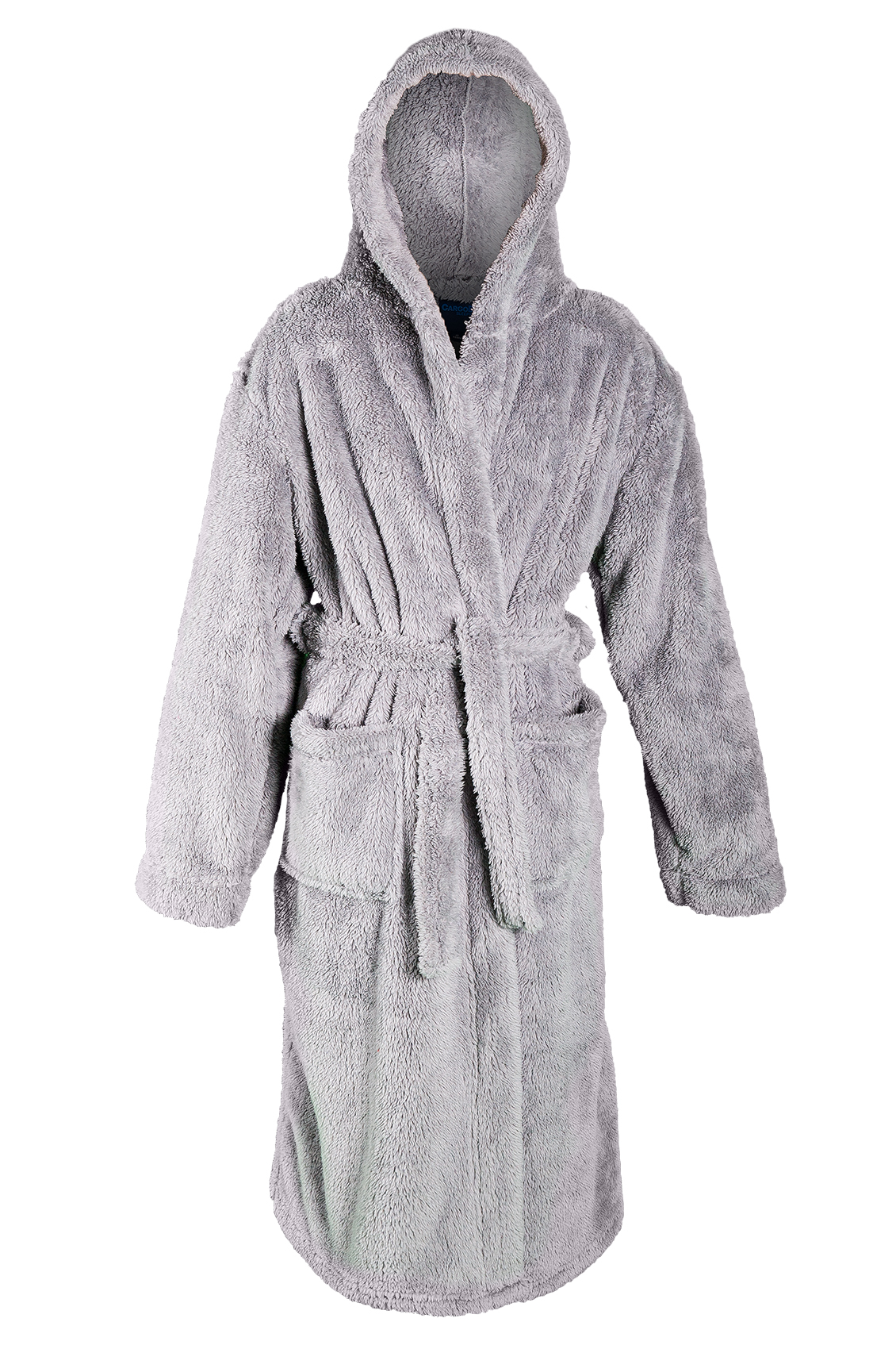 Boys Luxury Hooded Dressing Gown Fleece Bath Robe Housecoat Kids Xmas