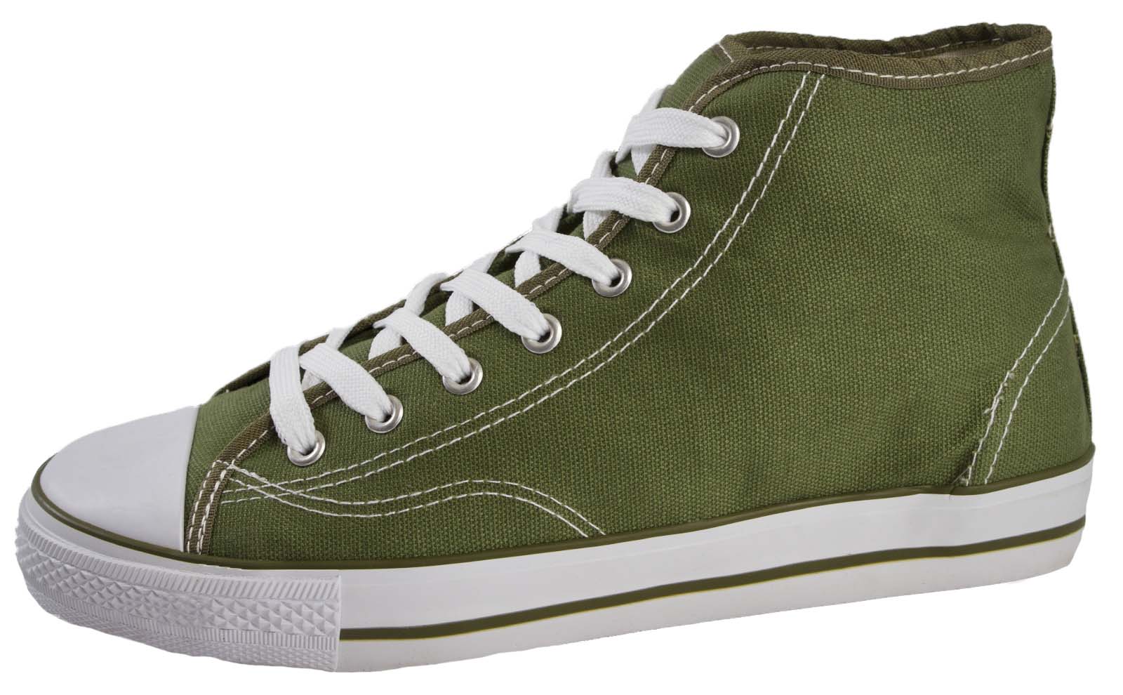 high ankle canvas shoes for women