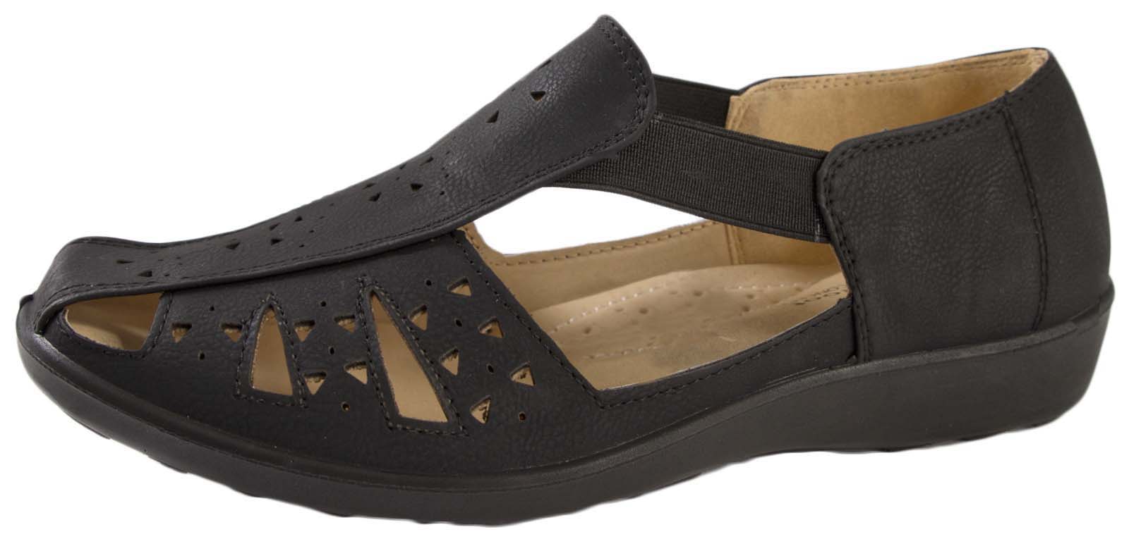 stretch comfort sandals
