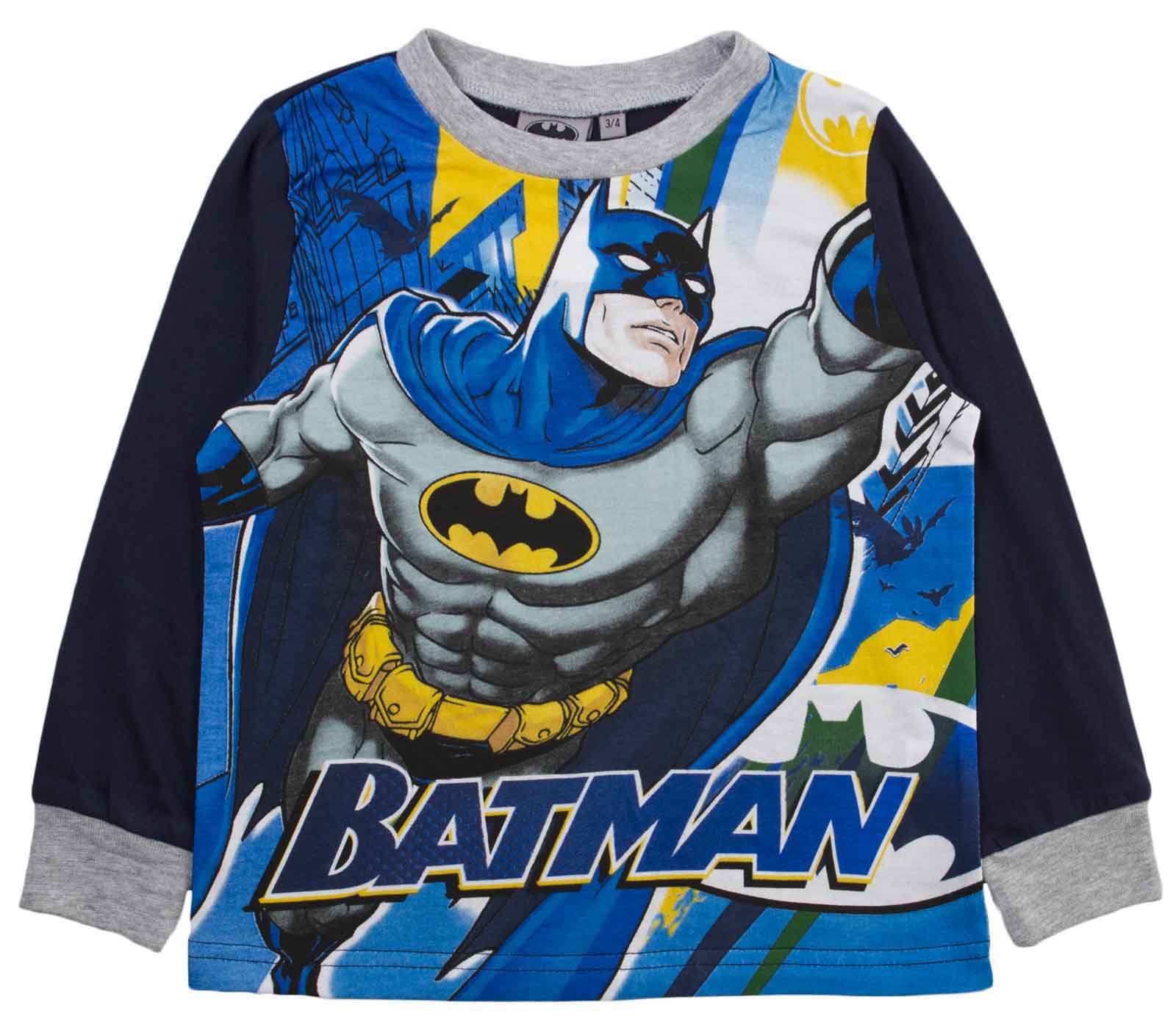 Kids Boys Official DC Comics Batman Pyjamas 2 Piece PJ's Set Size UK 4