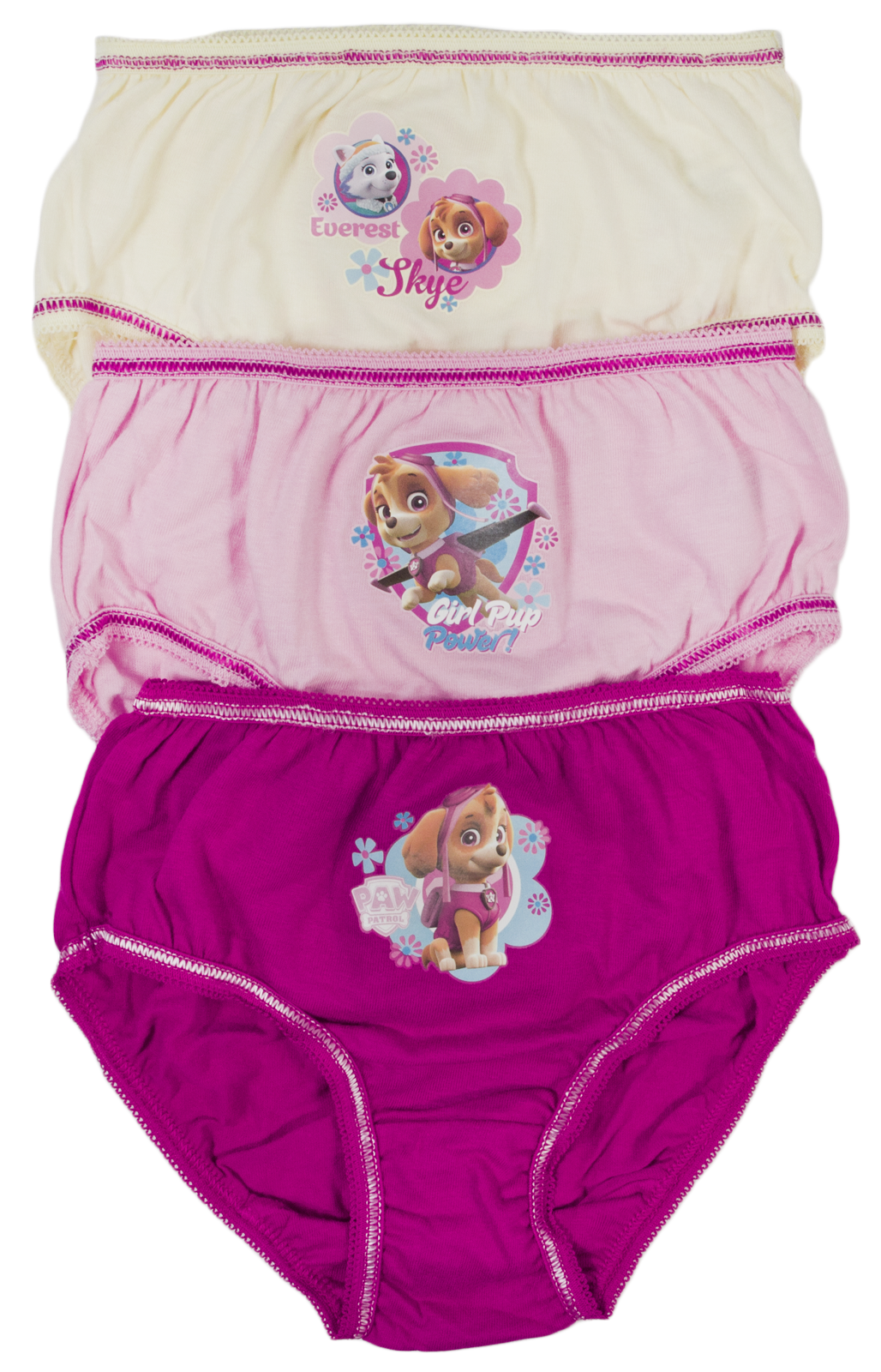 Boys Girls Toddlers 3 Pack Nickelodeon Paw Patrol Underwear Briefs Size