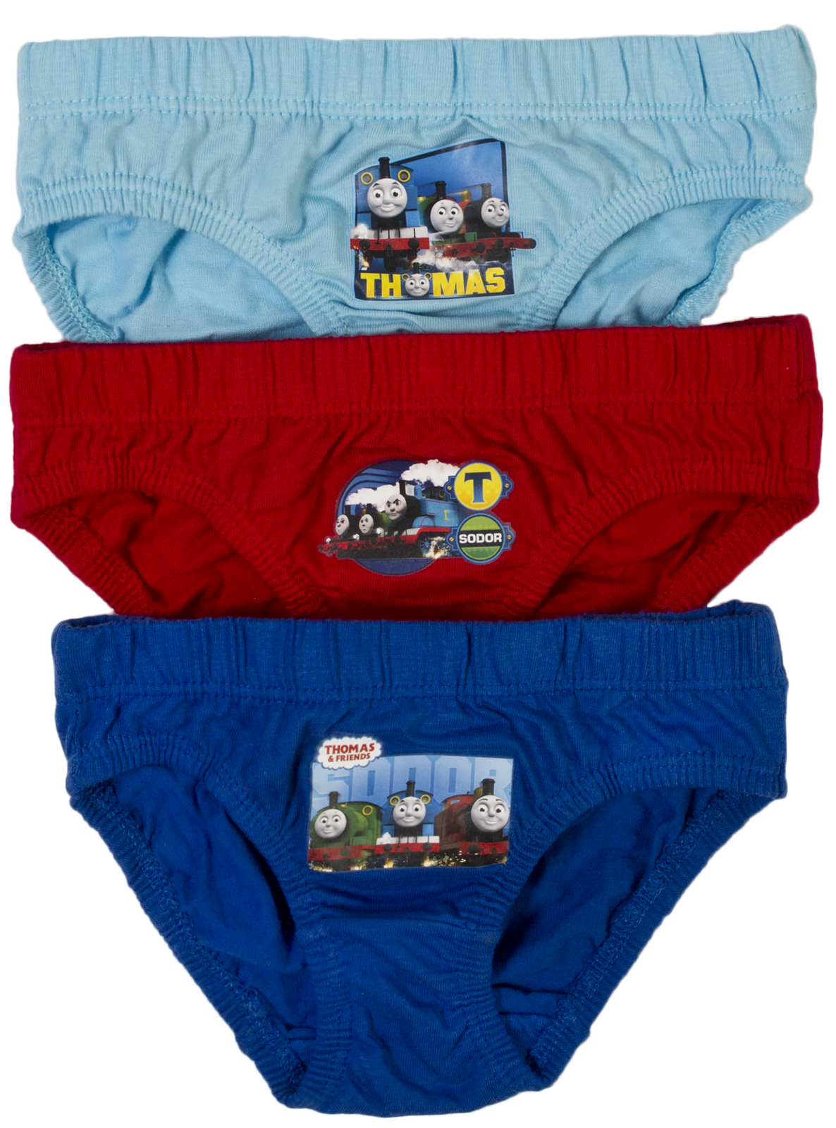 Boys Thomas The Tank Engine 3 Pack Briefs Underwear 3 Pairs Pants Kids
