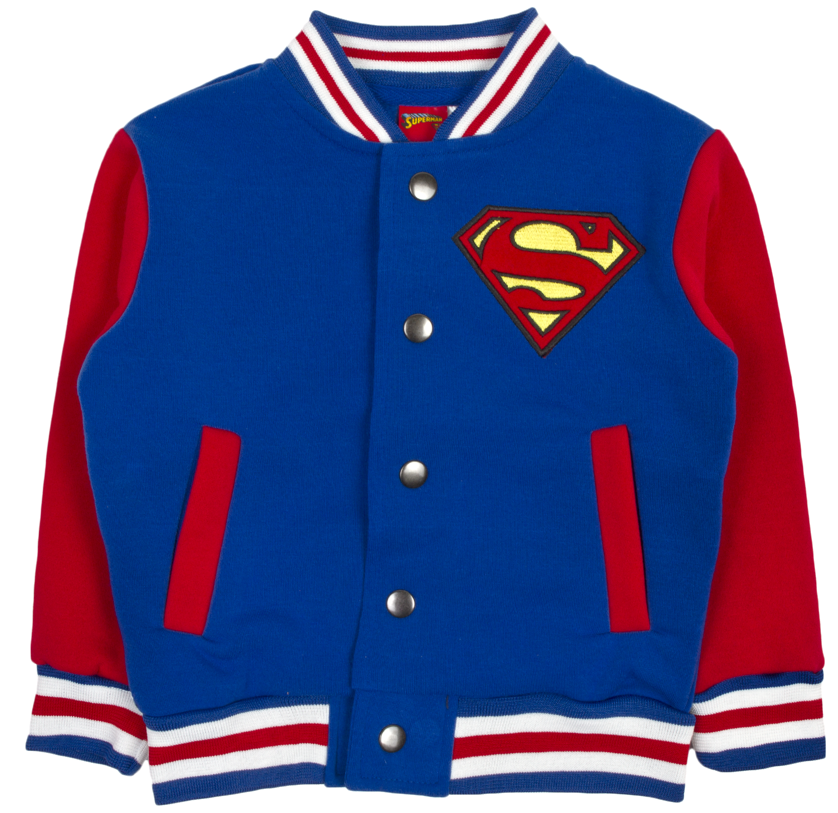 Kids Character Baseball Jacket Warm Fleece Varsity Bomber Coat Boys