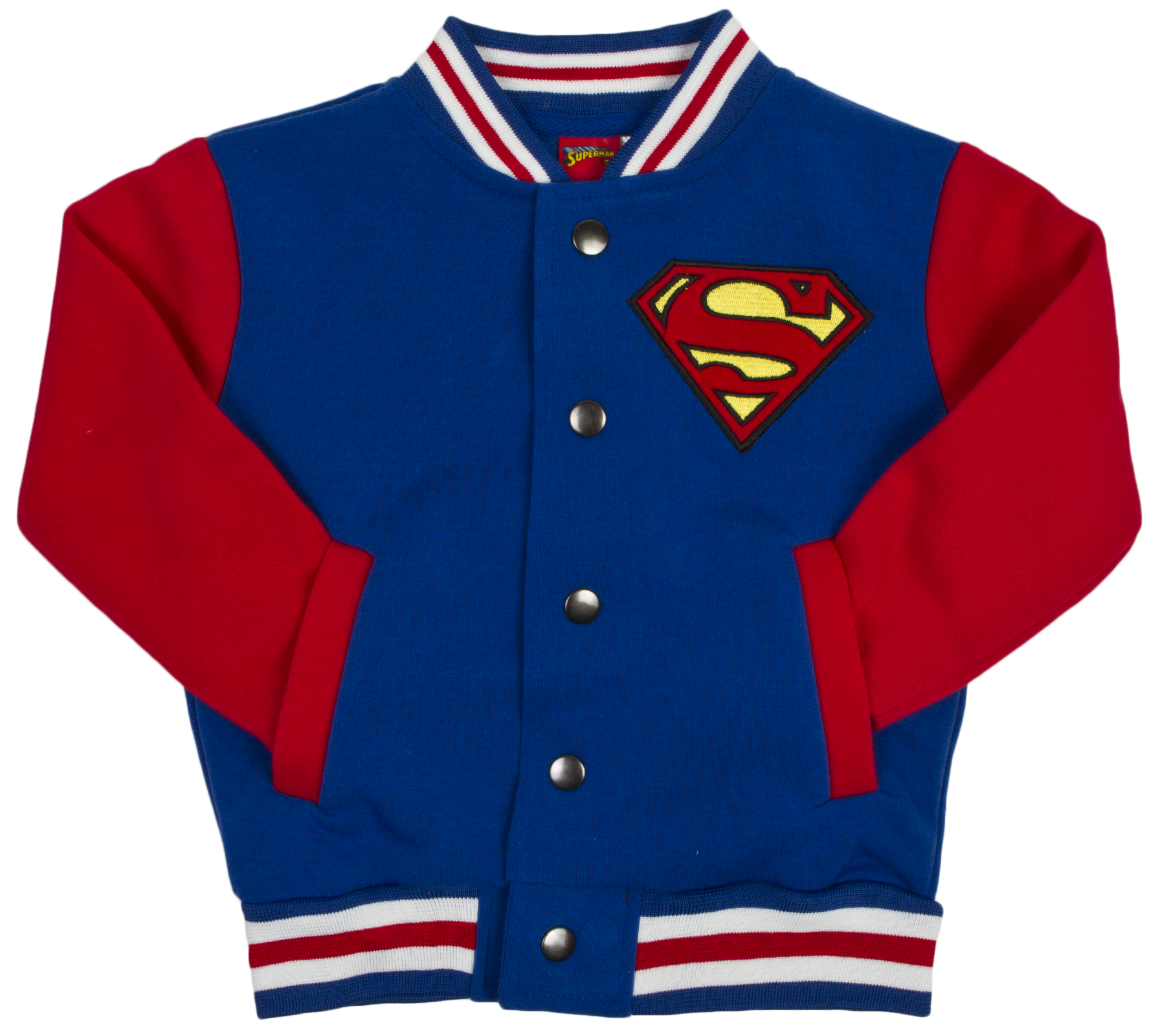 Kids Character Baseball Jacket Warm Fleece Varsity Bomber Coat Boys