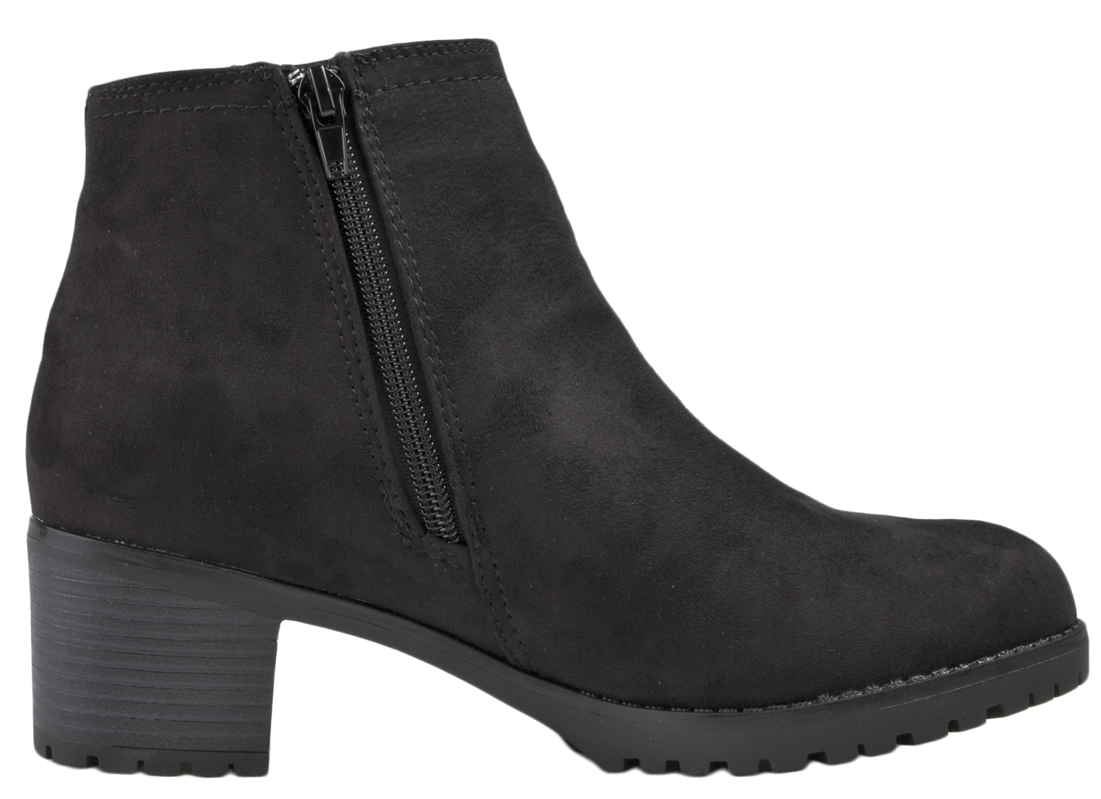 chunky block heel chelsea boots