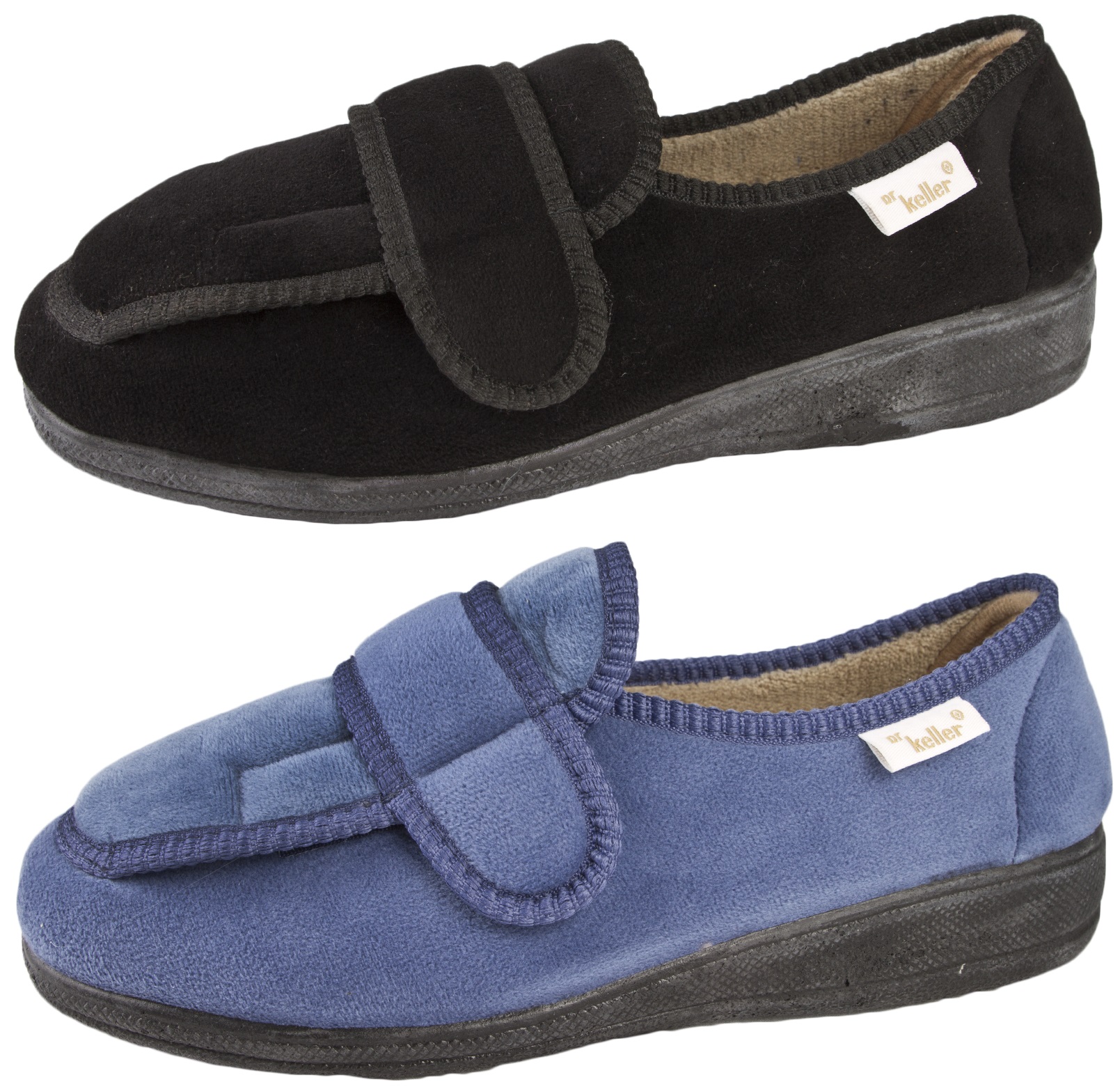 Womens Memory Foam Slippers Diabetic Washable Comfort Shoes Wide Fit