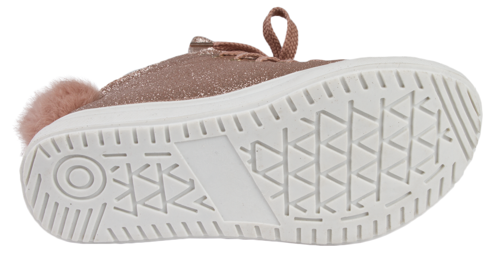 Filles paillettes hi tops 3D oreilles de lapin pom pom queue lacets escarpins baskets taille