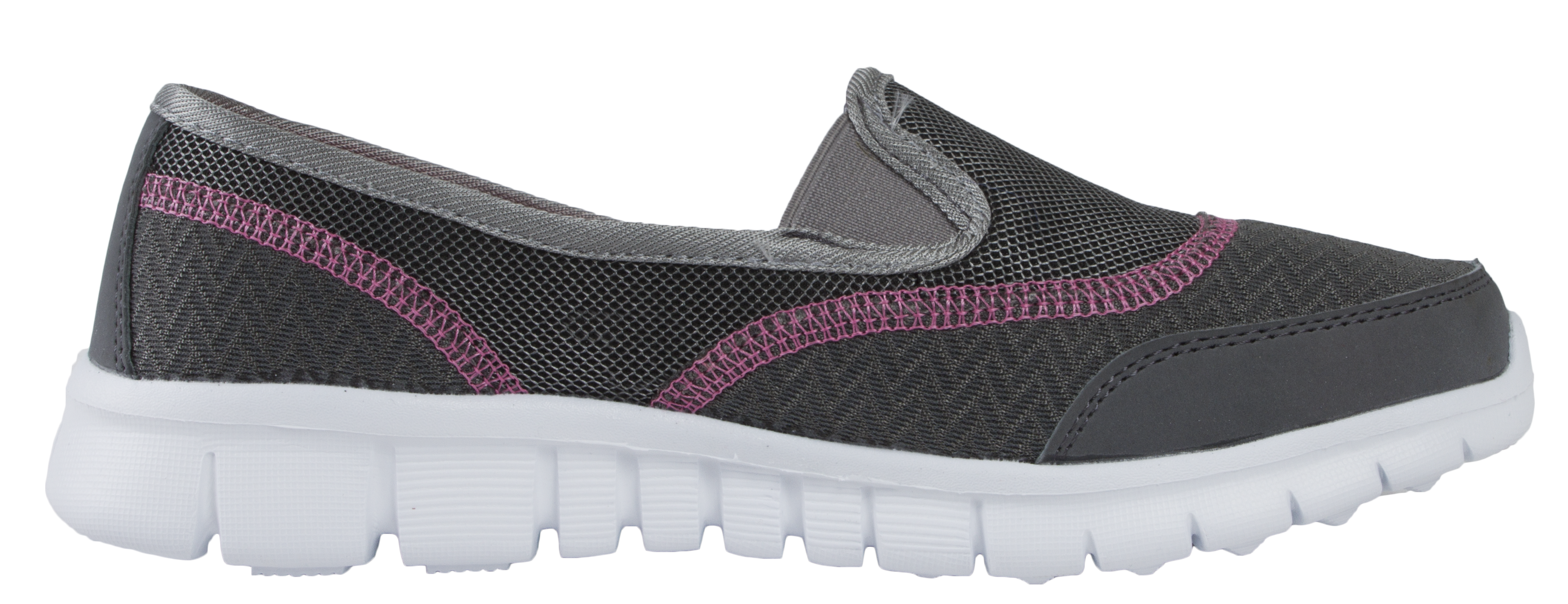 white memory foam pumps