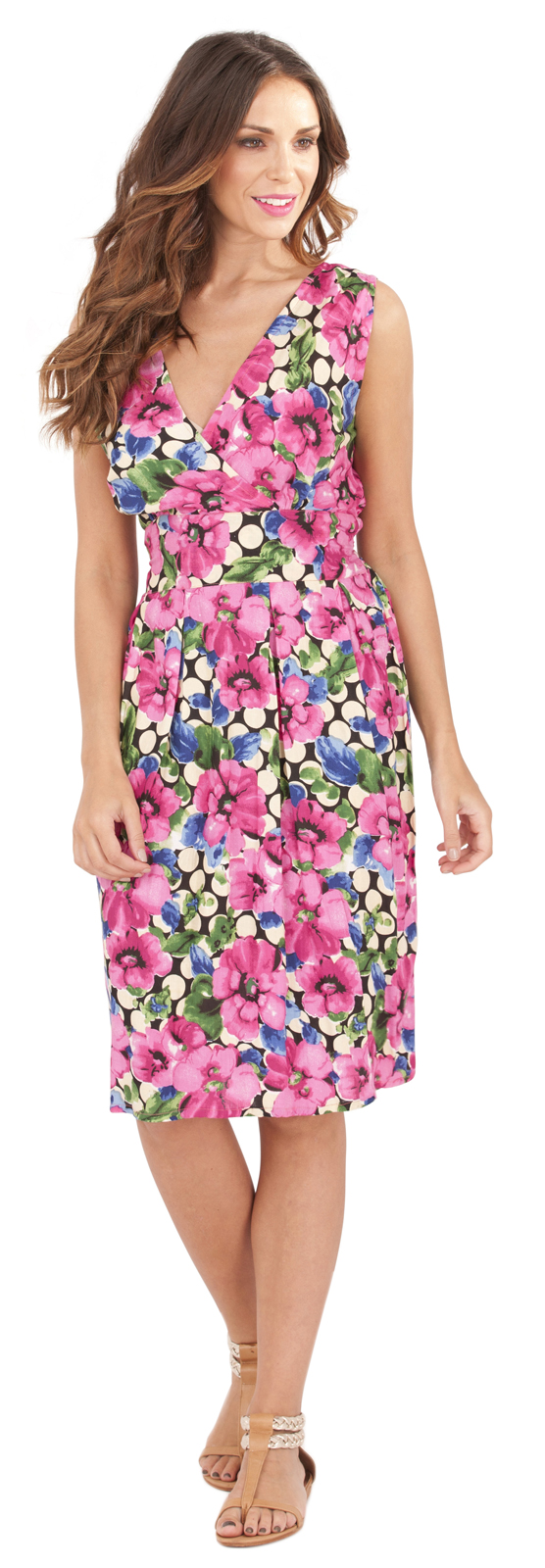 Pink Floral Summer Dresses