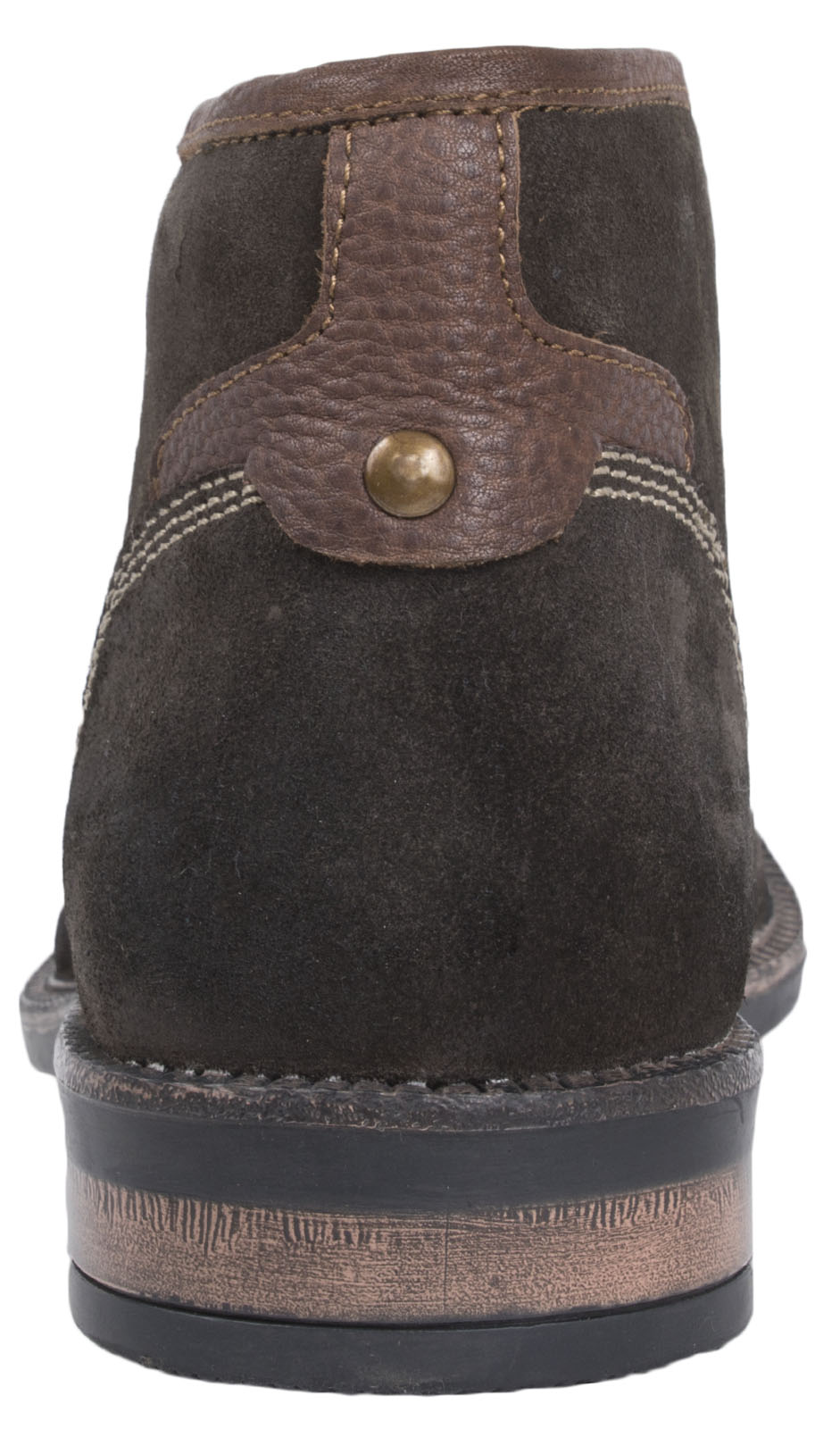 Mens Full Suede Leather Desert Boots Lace Up Ankle Boots Brogues Casual Shoes