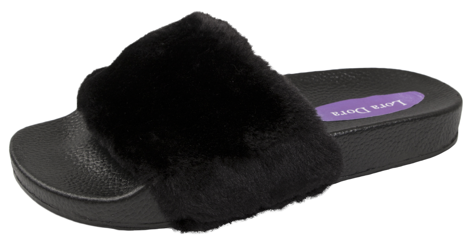 fur flip flops amazon