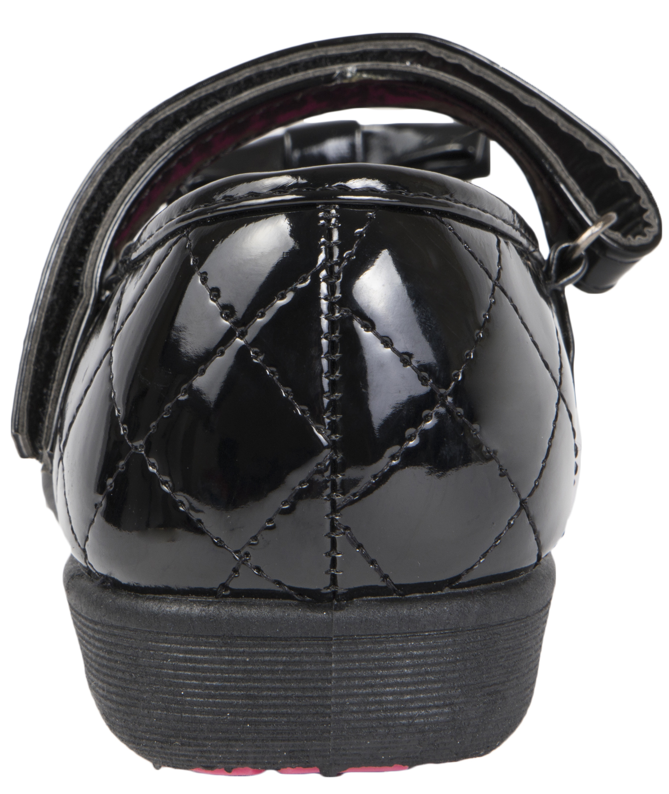 Girls Black School Shoes Faux Leather Mary Jane Strap Party Shoes Pumps Size