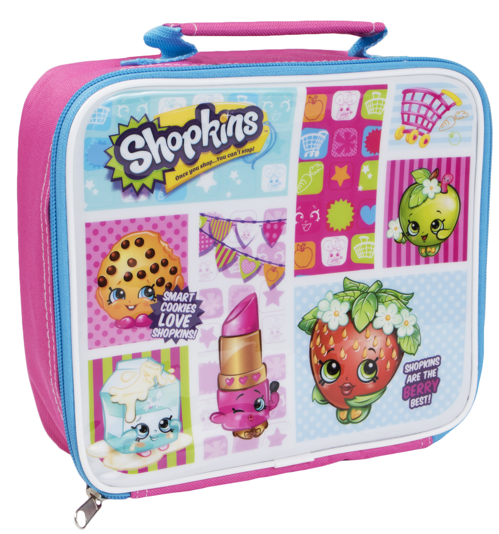 Shopkins Lunch Bag Girls School Travel Hand Bag Insulated Snack Box ...