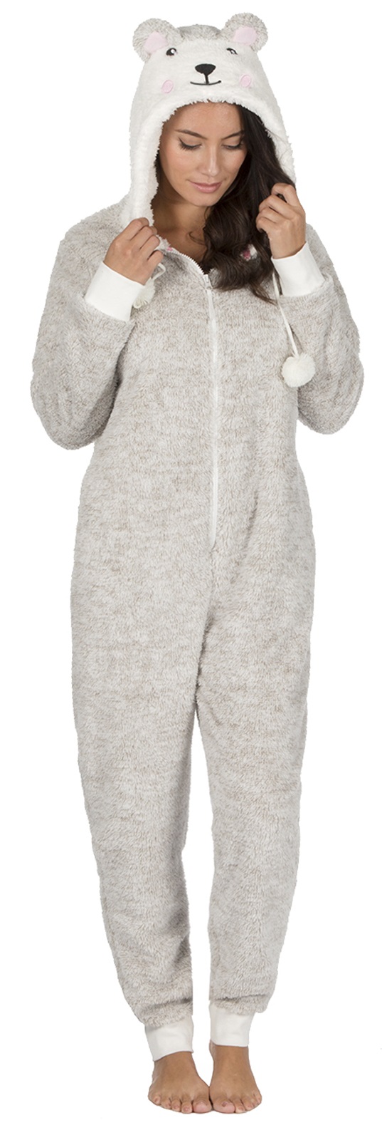 Chicos chicas 3D Novedad Todo en Uno Onezee vestir Polar Niños Pijamas Pjs