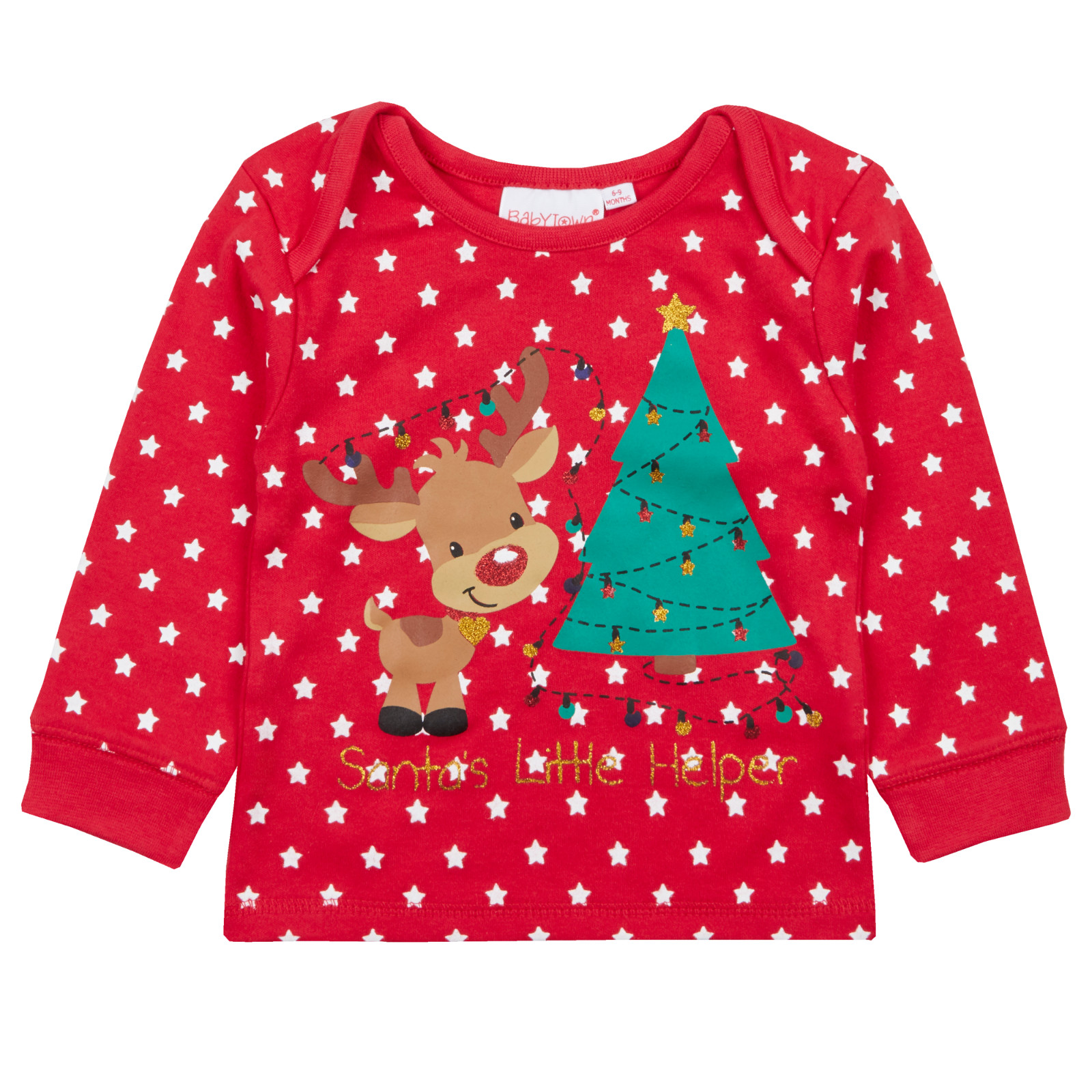 Baby Boys Girls Christmas Pyjamas Cute Novelty Xmas Pjs Babies Festive Outfit