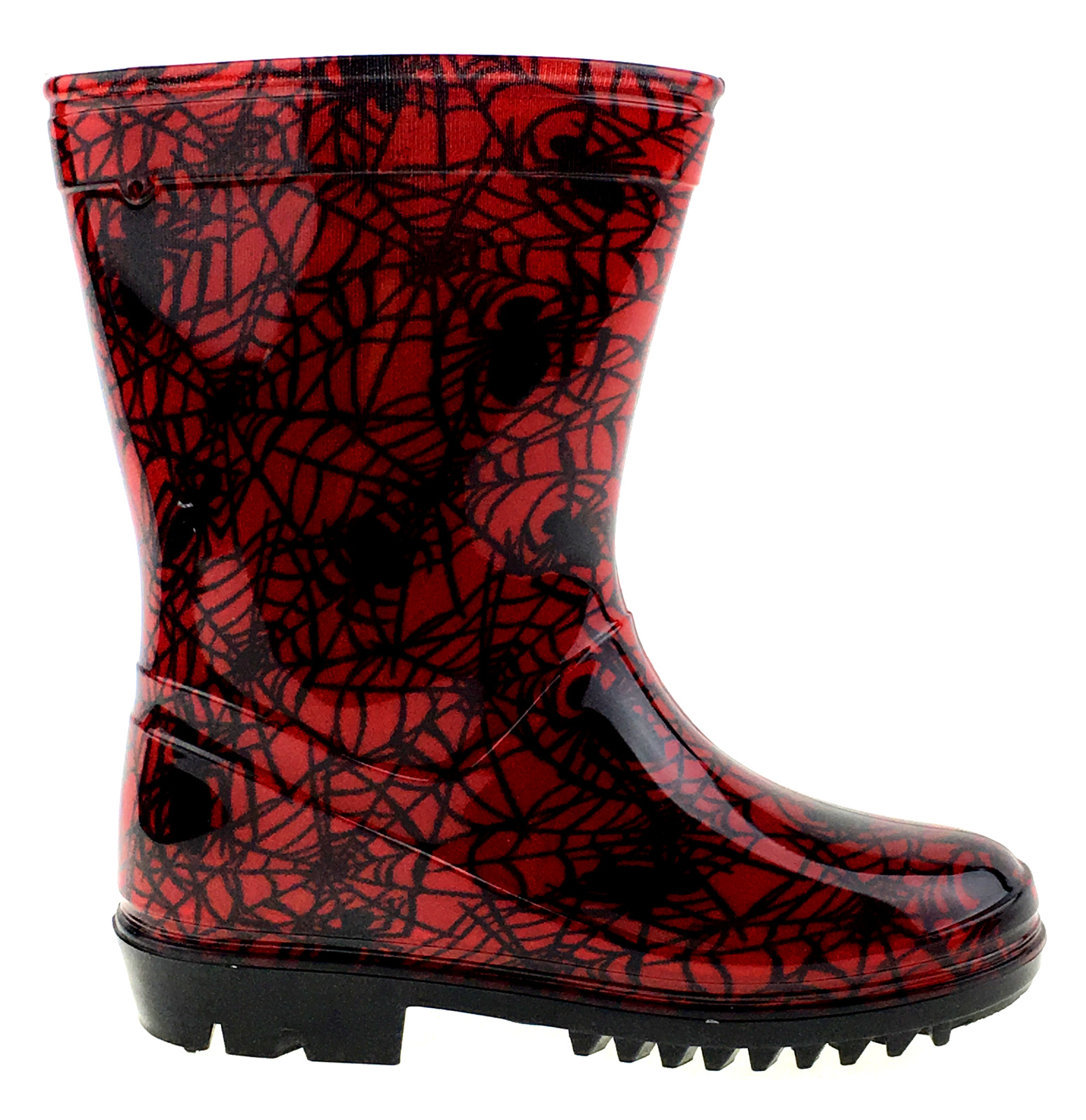 Garçons Spiderman Wellington Bottes Pluie Neige Bottes D/'hiver WELLYS chaussures enfant taille