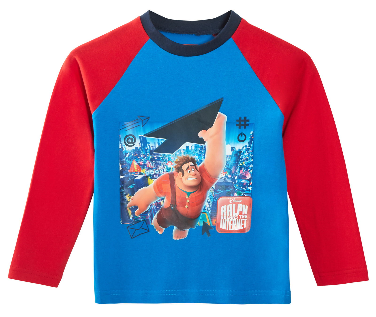 Wreck It Ralph 2 Boys Long Pyjamas Kids 2 Piece Character Pjs Set Gift Size