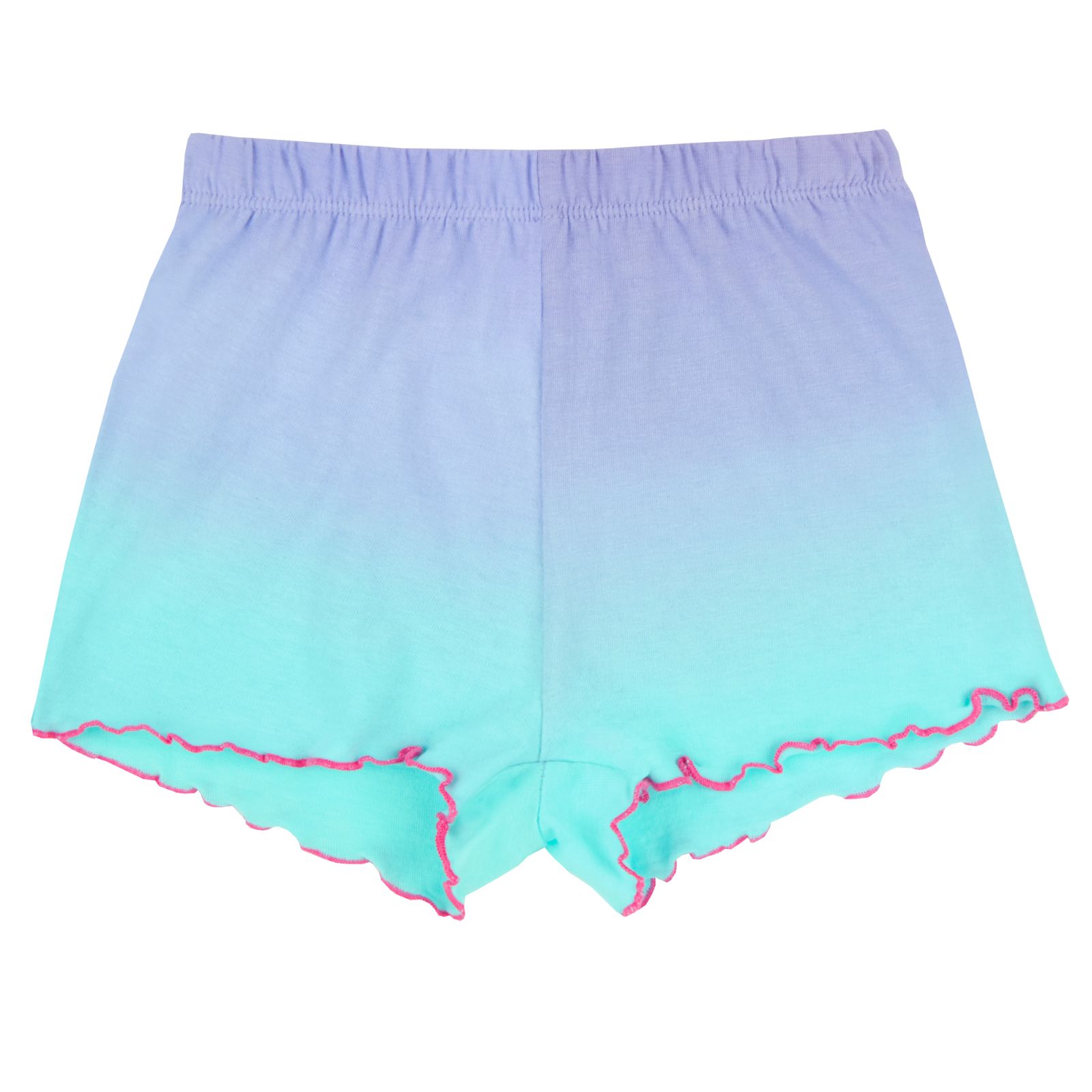 T Shirt Kids Size Girls Unicorn Summer Pyjamas Short Gradient Ombre Pjs Short