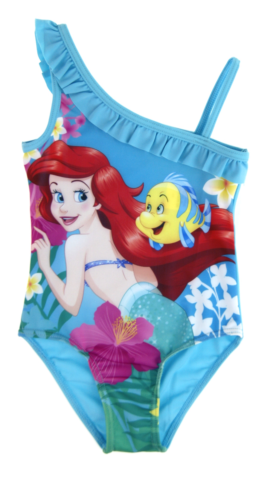 Disney Princess Swimsuit The Little Mermaid Ariel Swimming Costume Ruffle Size