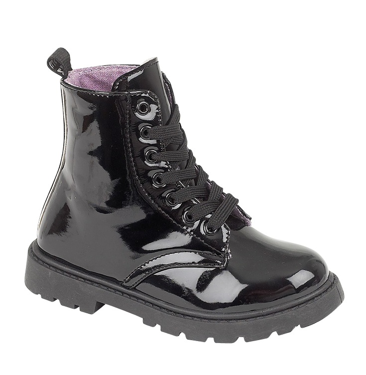 childrens patent ankle boots
