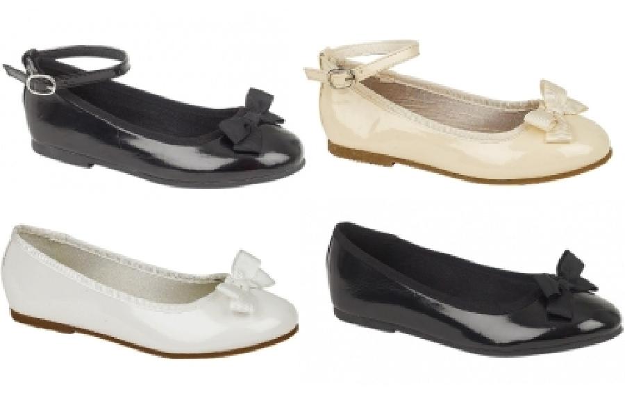 childrens white ballet pumps