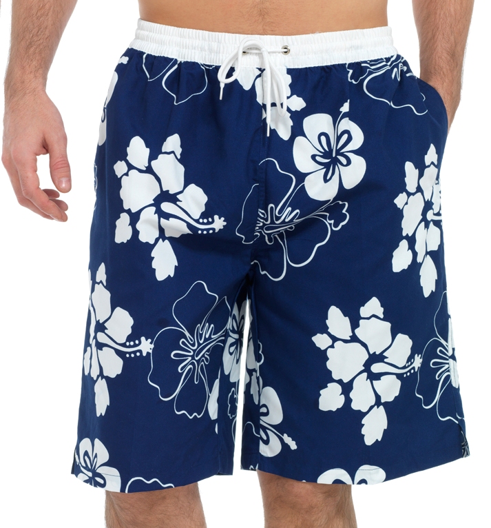 Mens Swim Shorts Trunks Swimming Board Shorts Floral Summer Beach Sizes