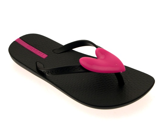 Ipanema Girls Sandals Eva Summer Beach Flip Flops 3D Heart Toe Posts Shoes Size
