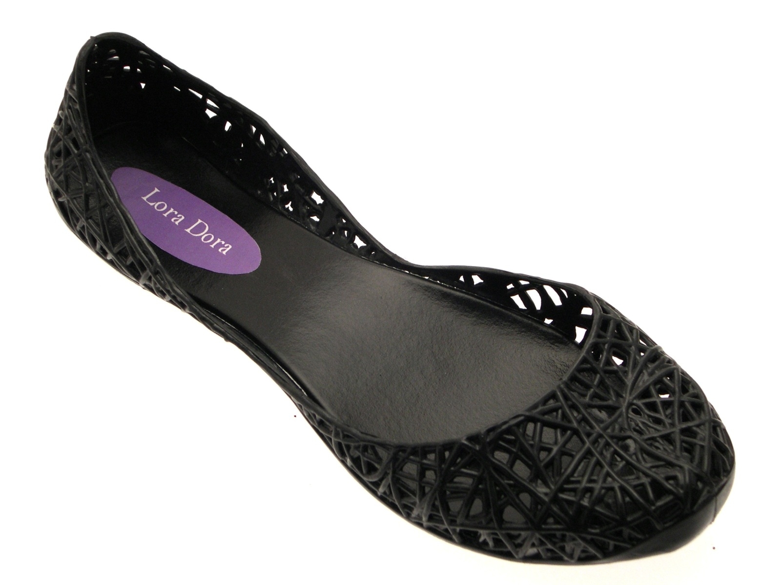 WOMENS JELLY FLIP FLOPS GLITTER BALLET PUMPS BEACH FLAT SANDALS LADIES