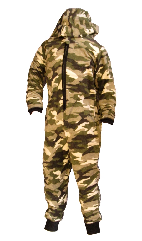 KIDS BOYS GIRLS FULL LENGTH FLEECE HOODED ALL IN ONE NOVELTY JUMPSUIT SIZE 3-13 - Picture 45 of 164